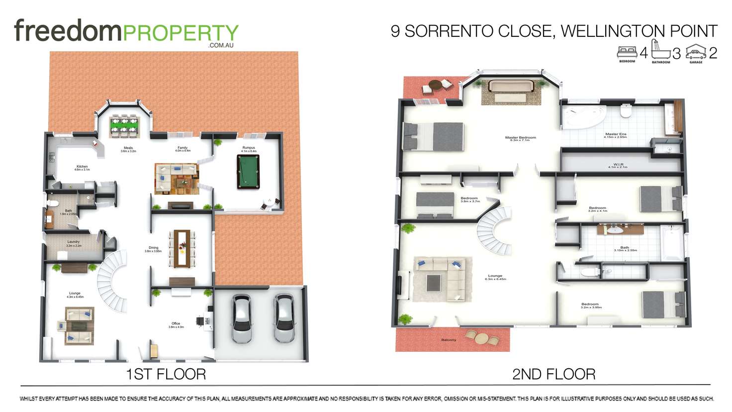 Floorplan of Homely house listing, 9 Sorrento Close, Wellington Point QLD 4160