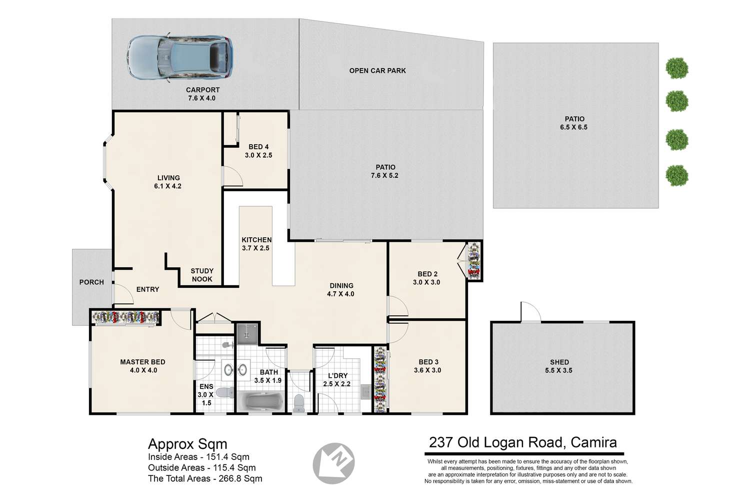 Floorplan of Homely house listing, 237 Old Logan Road, Camira QLD 4300