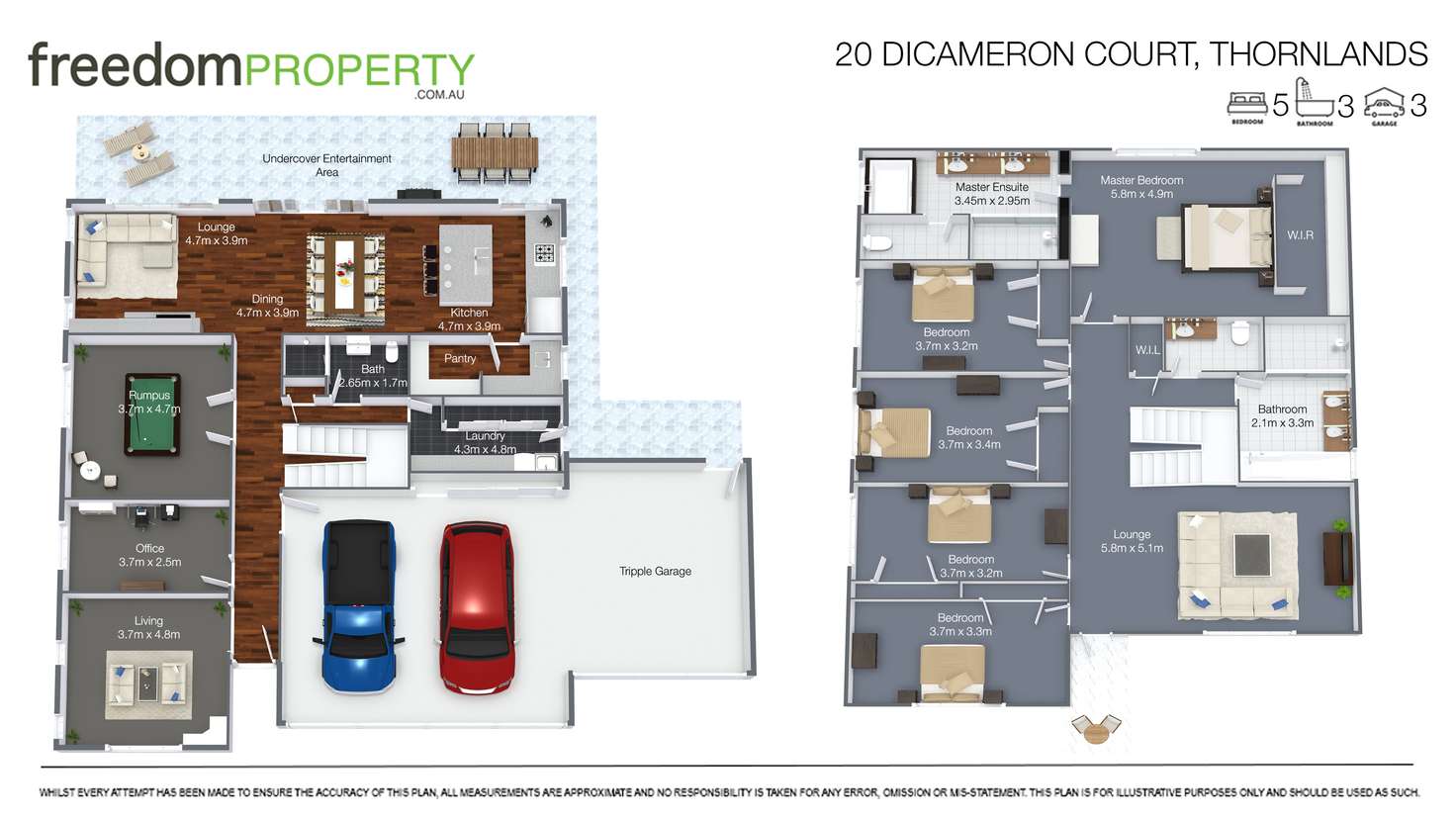Floorplan of Homely house listing, 20 Dicameron Court, Thornlands QLD 4164