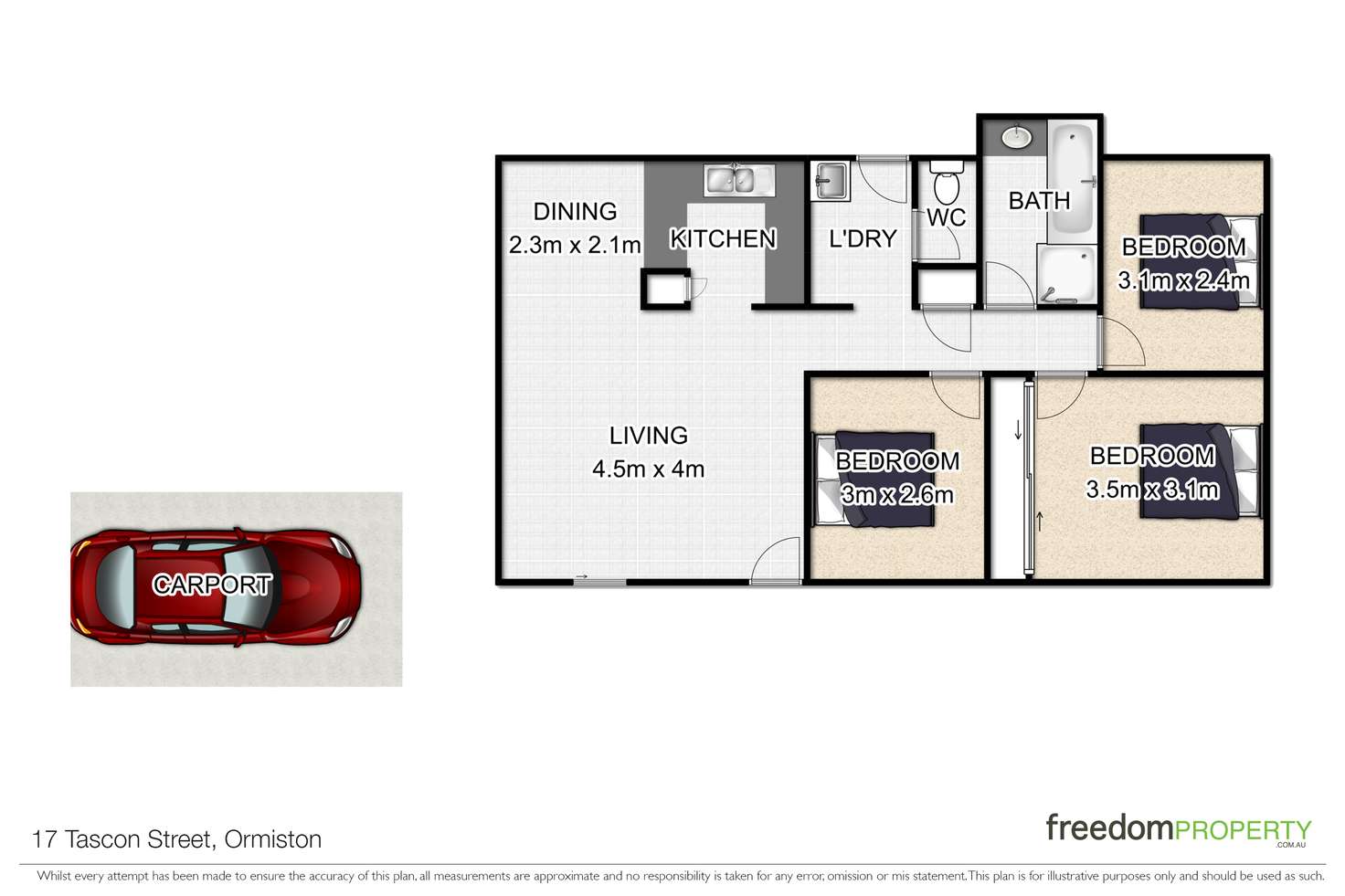 Floorplan of Homely house listing, 17 Tascon Street, Ormiston QLD 4160