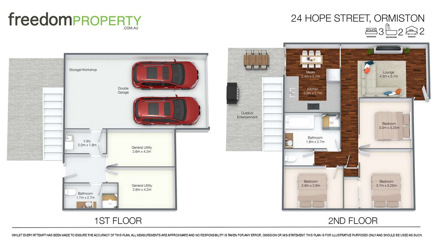 Floorplan of Homely house listing, 24 Hope Street, Ormiston QLD 4160