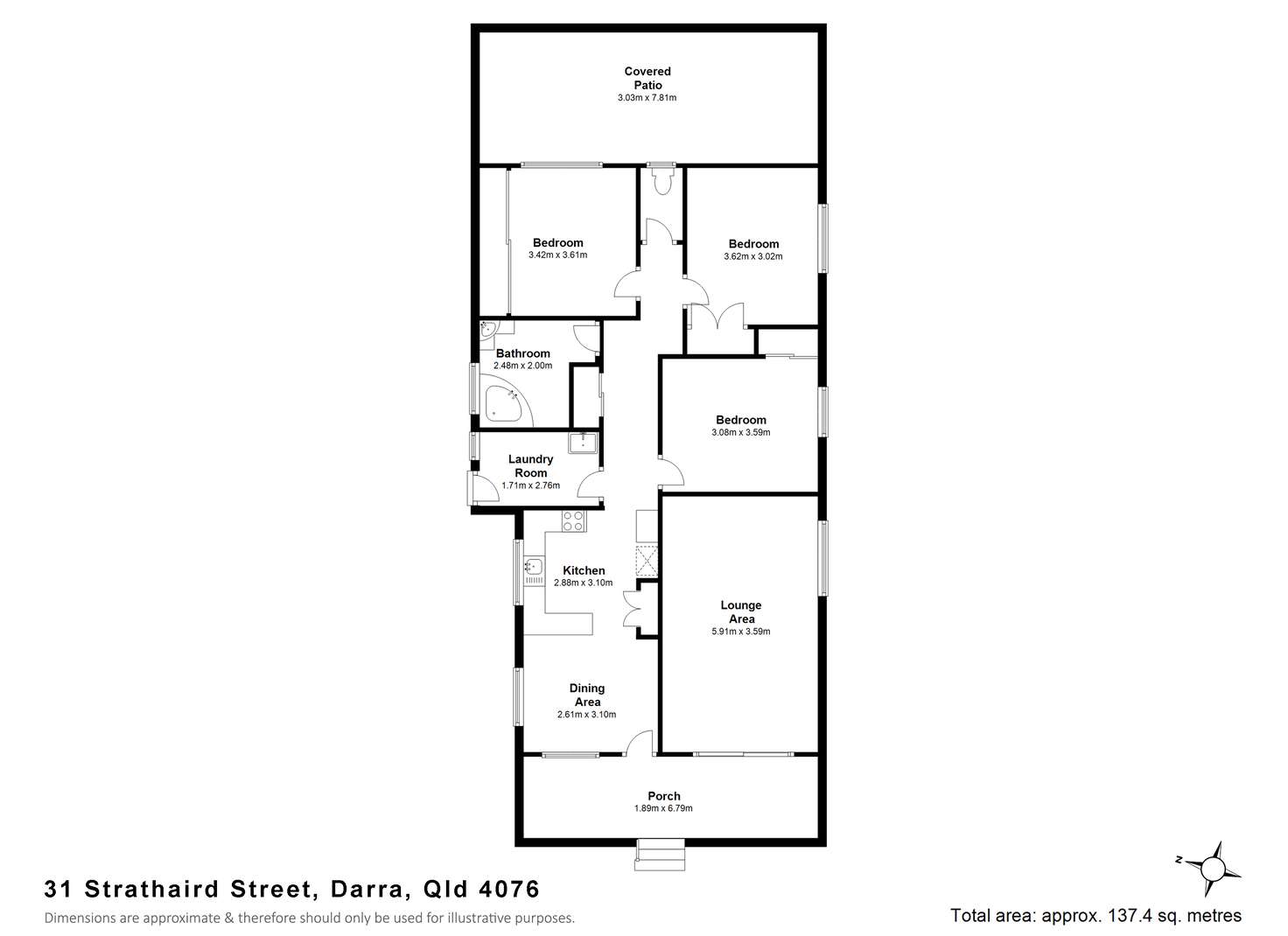 Floorplan of Homely house listing, 31 Strathaird Street, Darra QLD 4076