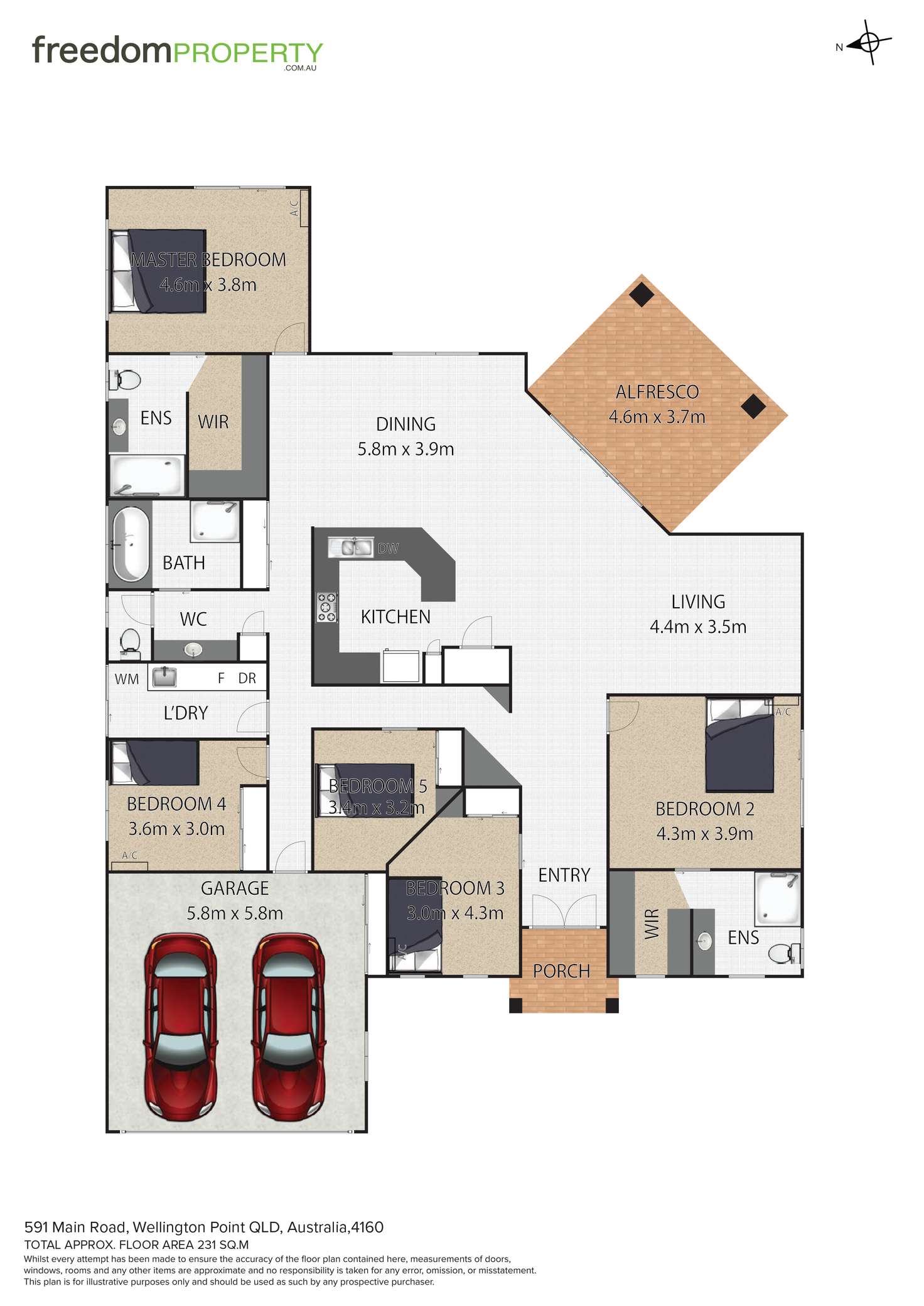Floorplan of Homely house listing, 591 Main Road, Wellington Point QLD 4160