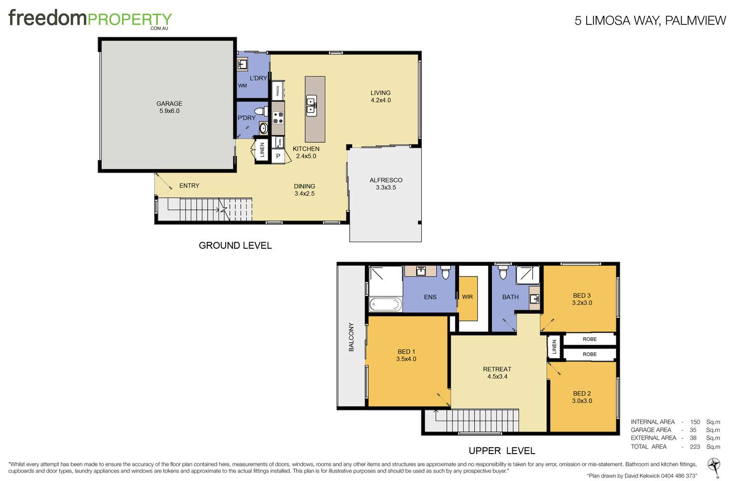 Floorplan of Homely house listing, 5 Limosa Way, Palmview QLD 4553