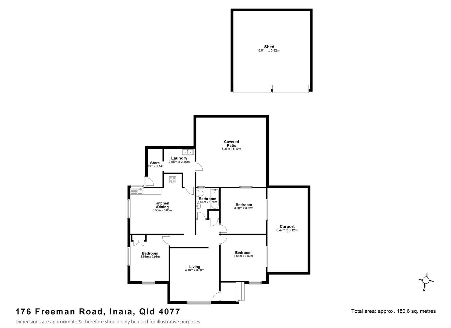 Floorplan of Homely house listing, 176 Freeman Road, Inala QLD 4077