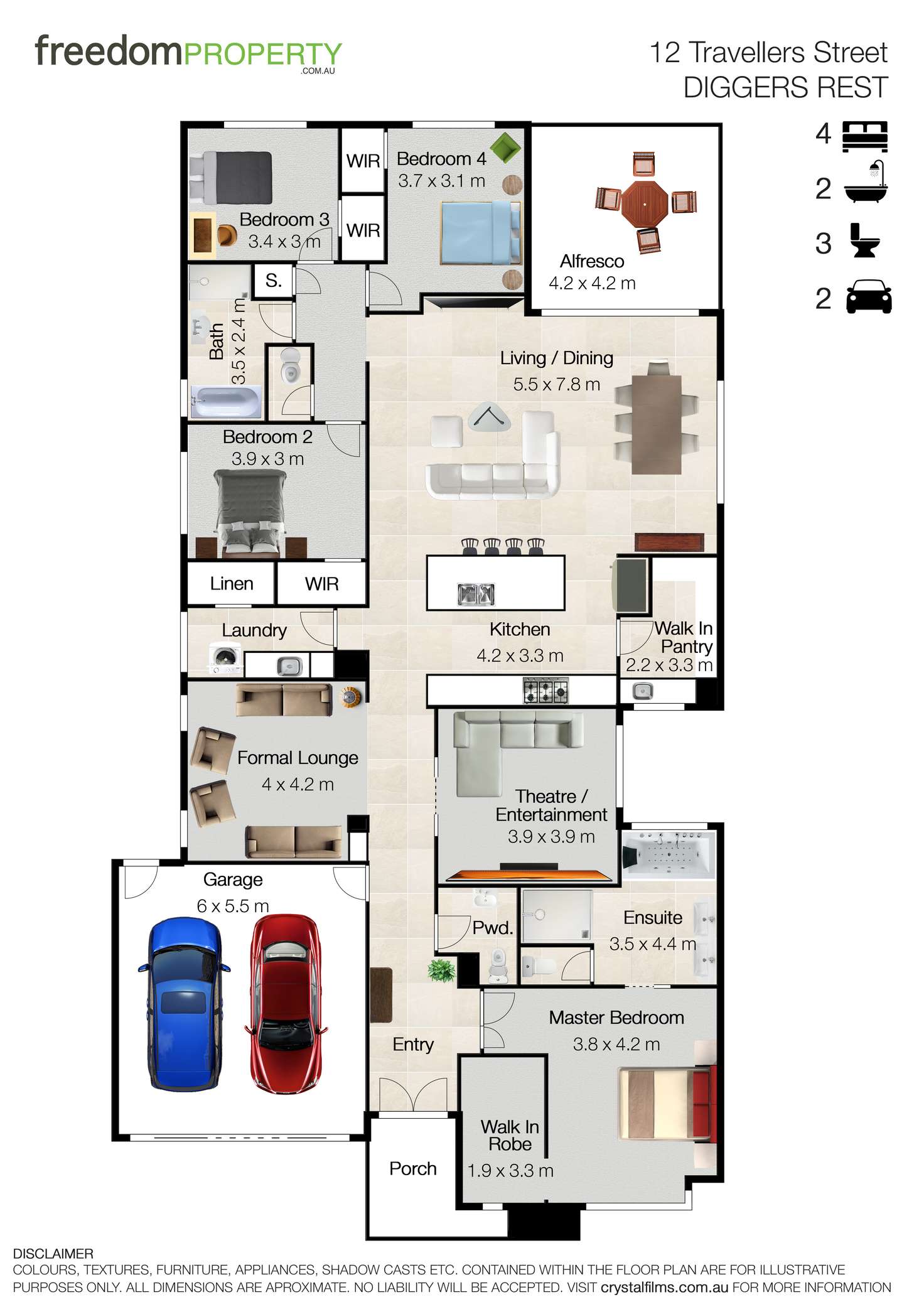 Floorplan of Homely house listing, 12 Travellers Street, Diggers Rest VIC 3427
