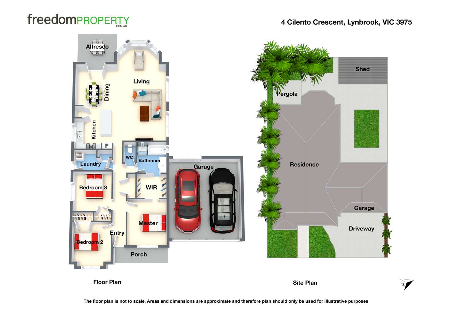 Floorplan of Homely house listing, 4 Cilento Crescent, Lynbrook VIC 3975