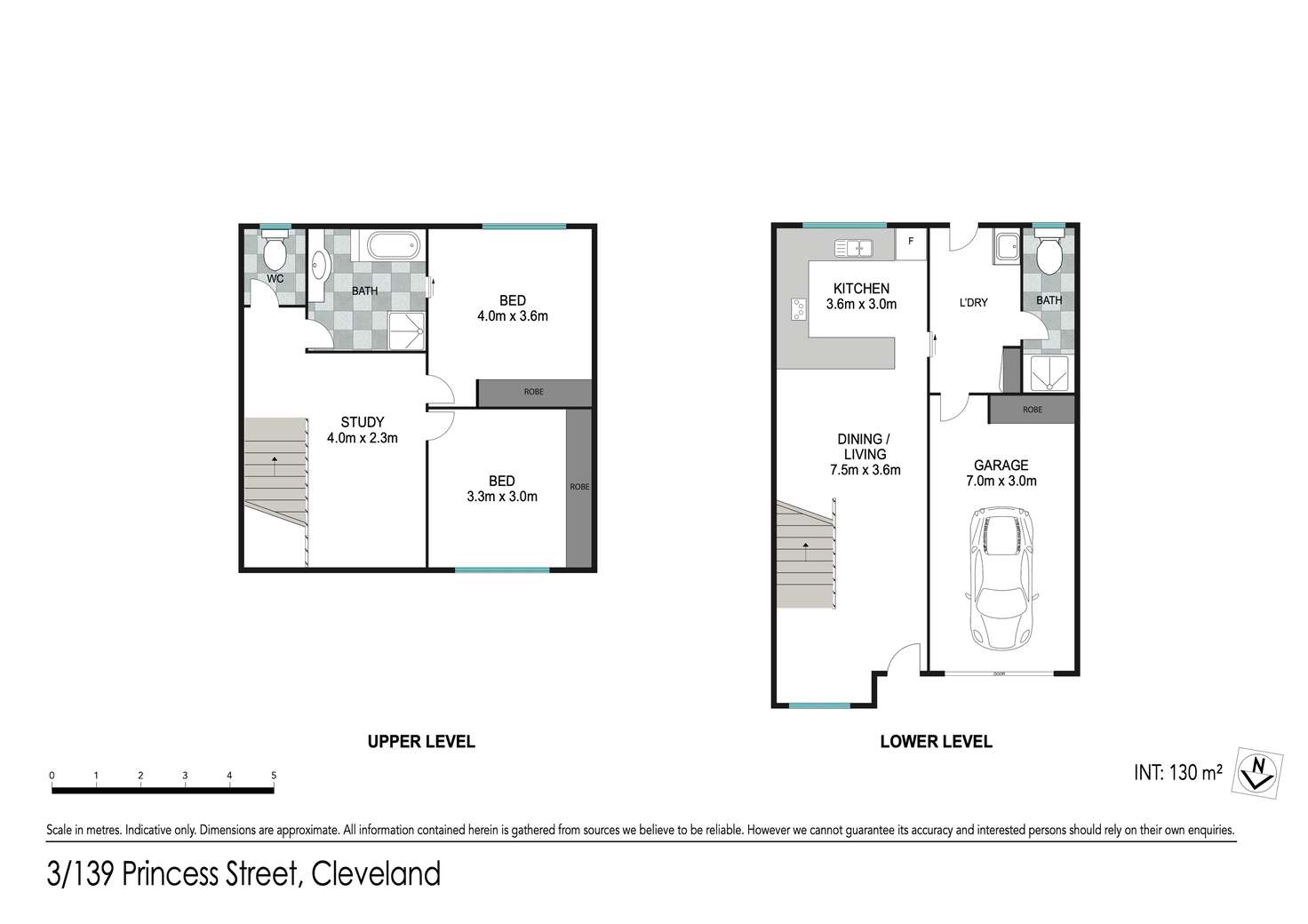 Floorplan of Homely townhouse listing, 3/139 Princess Street, Cleveland QLD 4163