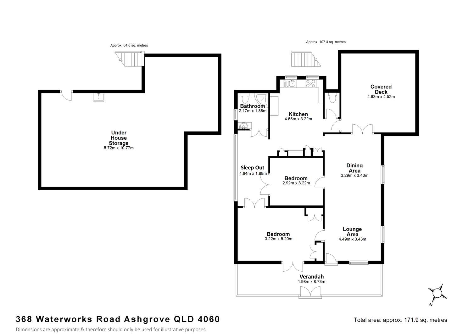 Floorplan of Homely house listing, 368 Waterworks Road, Ashgrove QLD 4060