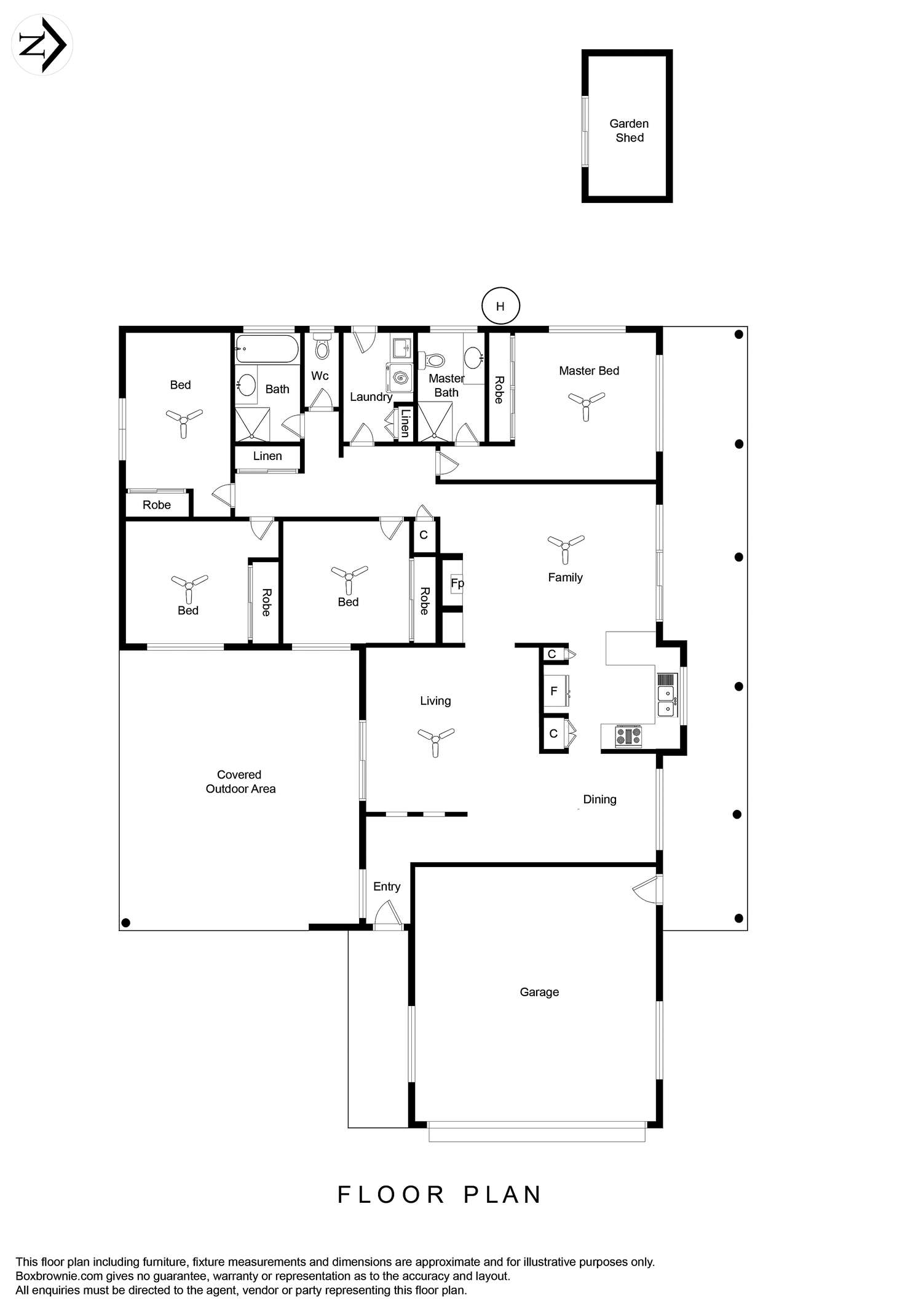 Floorplan of Homely house listing, 74 Northbrook Street, Sinnamon Park QLD 4073