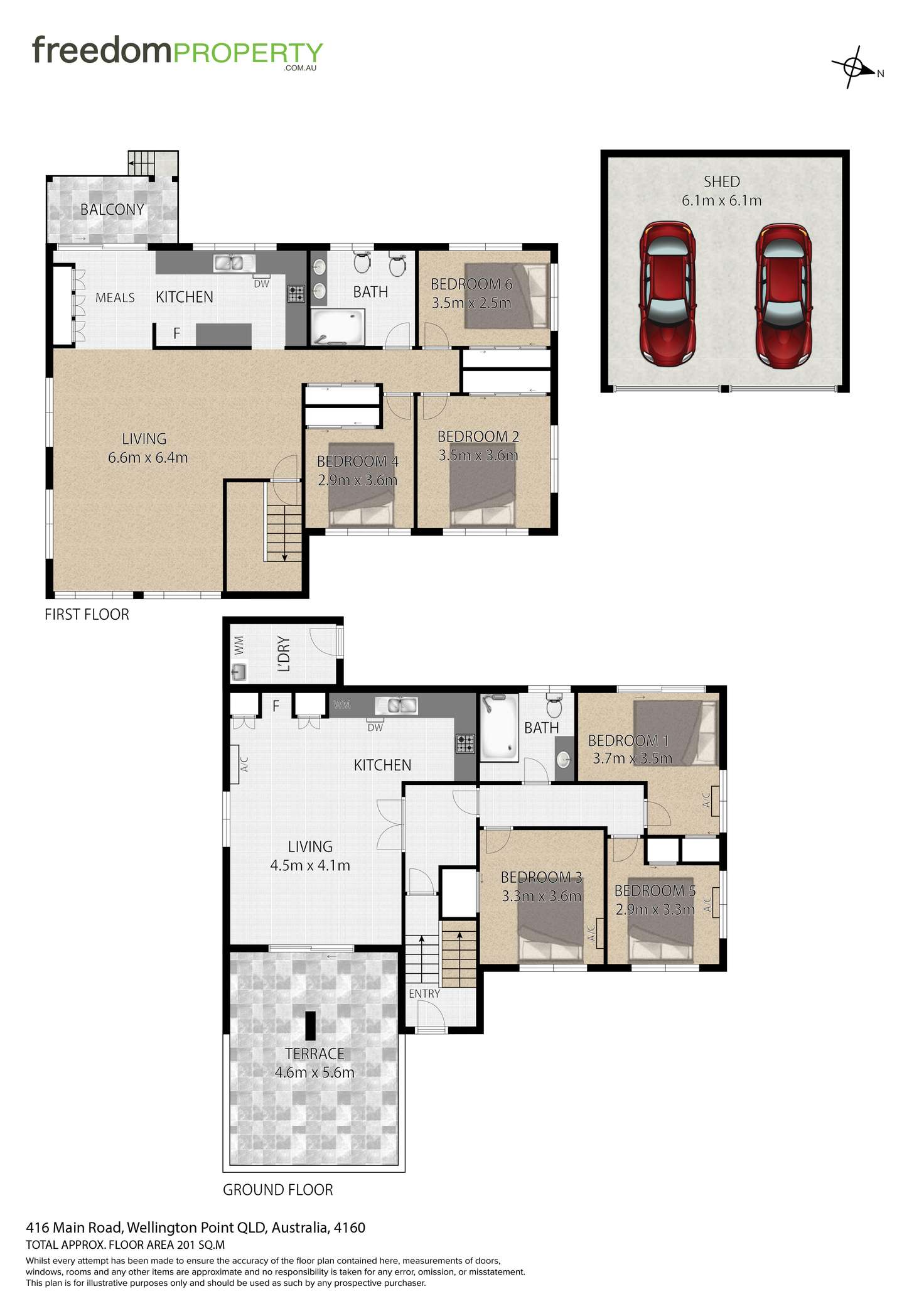 Floorplan of Homely house listing, 416 Main Road, Wellington Point QLD 4160