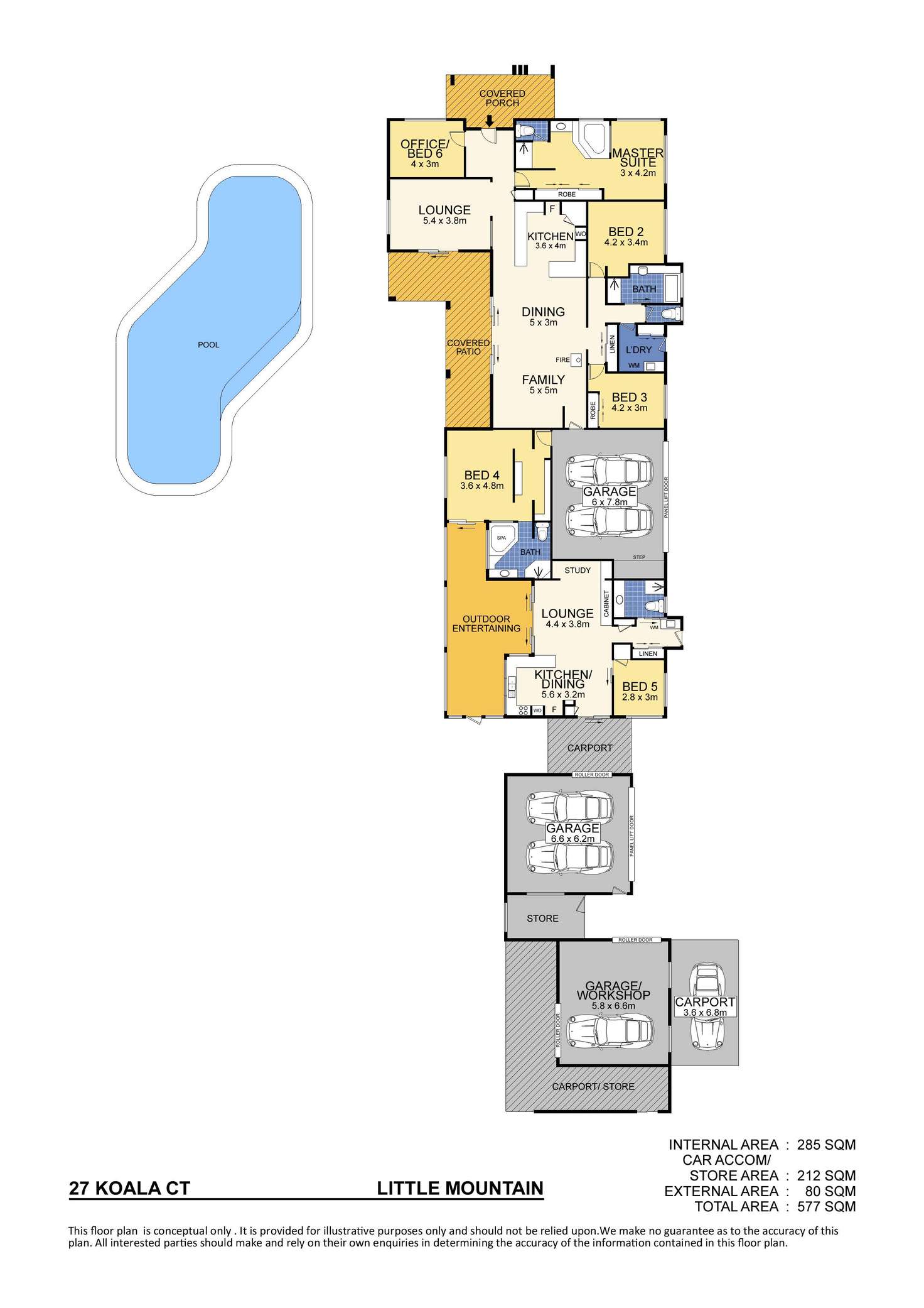 Floorplan of Homely house listing, 27 Koala Court, Little Mountain QLD 4551