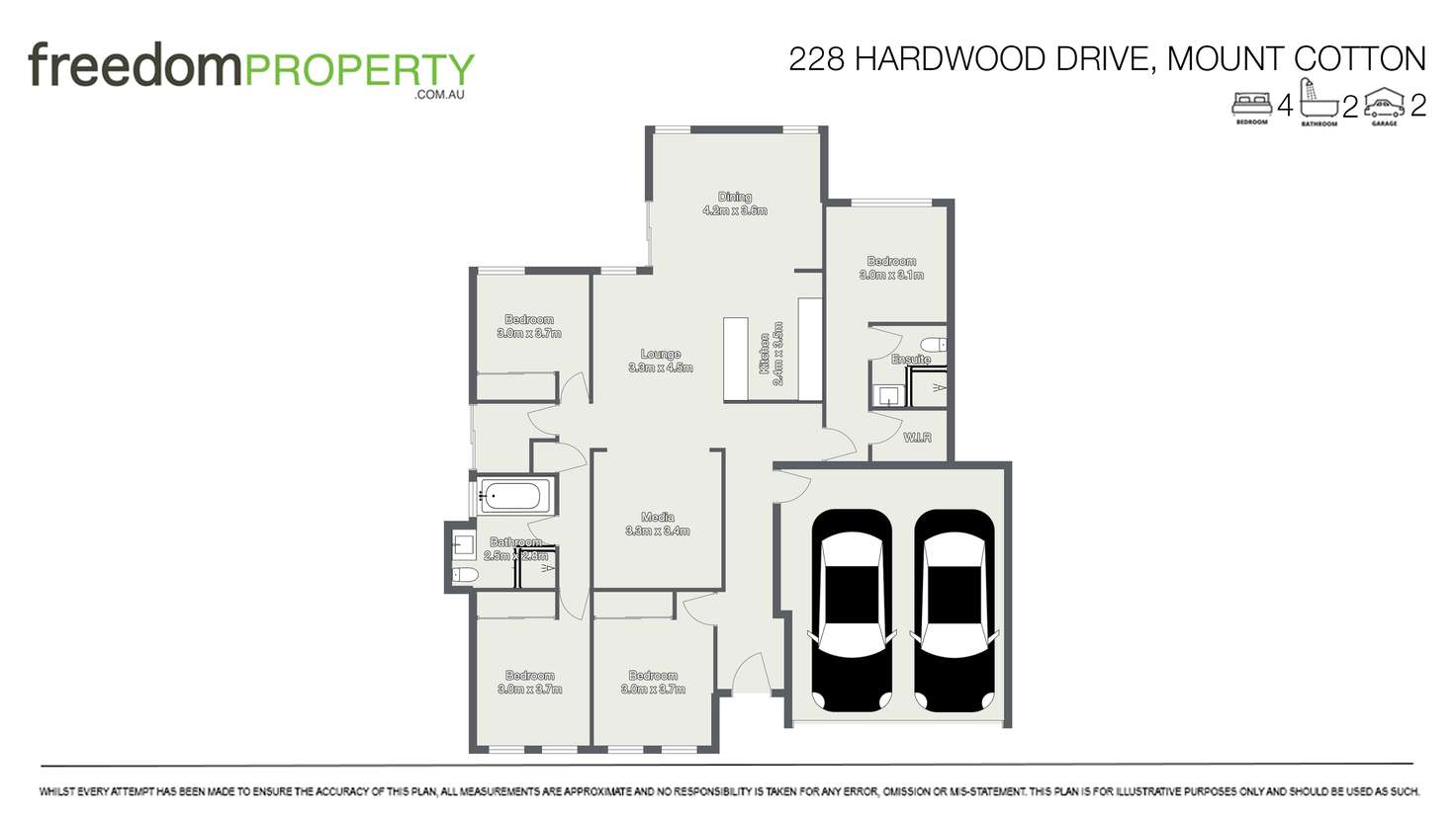 Floorplan of Homely house listing, 228 Hardwood Drive, Mount Cotton QLD 4165