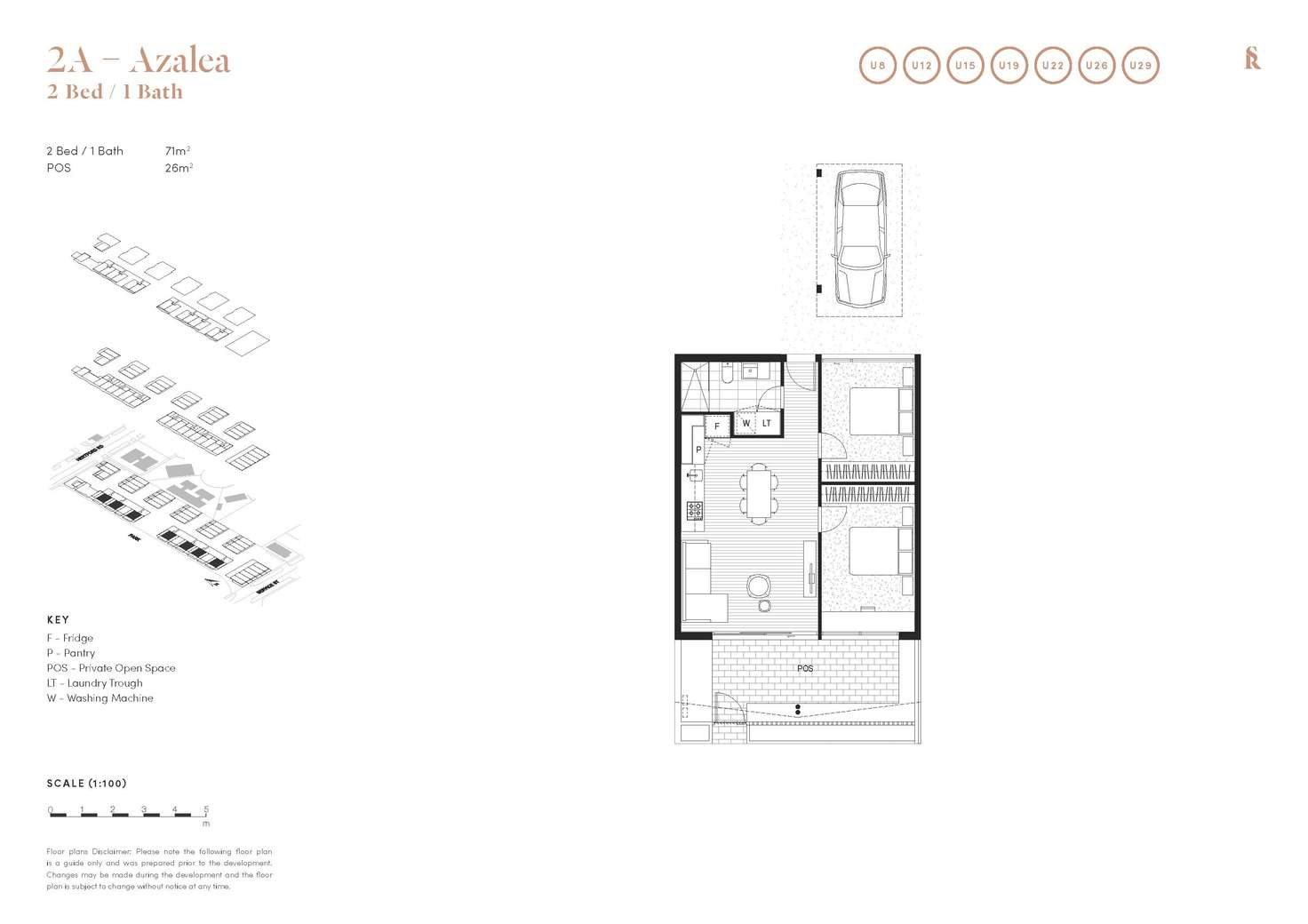 Floorplan of Homely townhouse listing, 19/8A Service Street, Sunshine VIC 3020