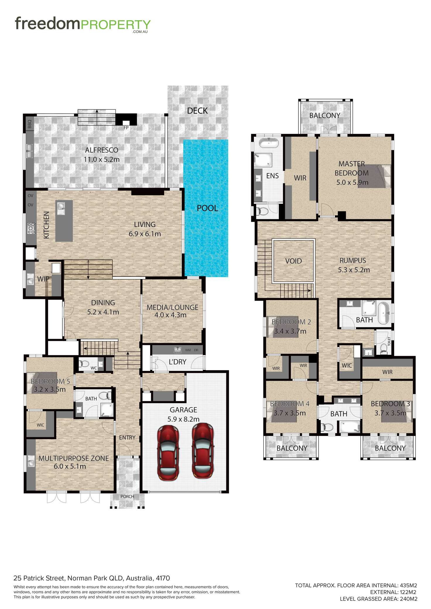 Floorplan of Homely house listing, 25 Patrick Street, Norman Park QLD 4170