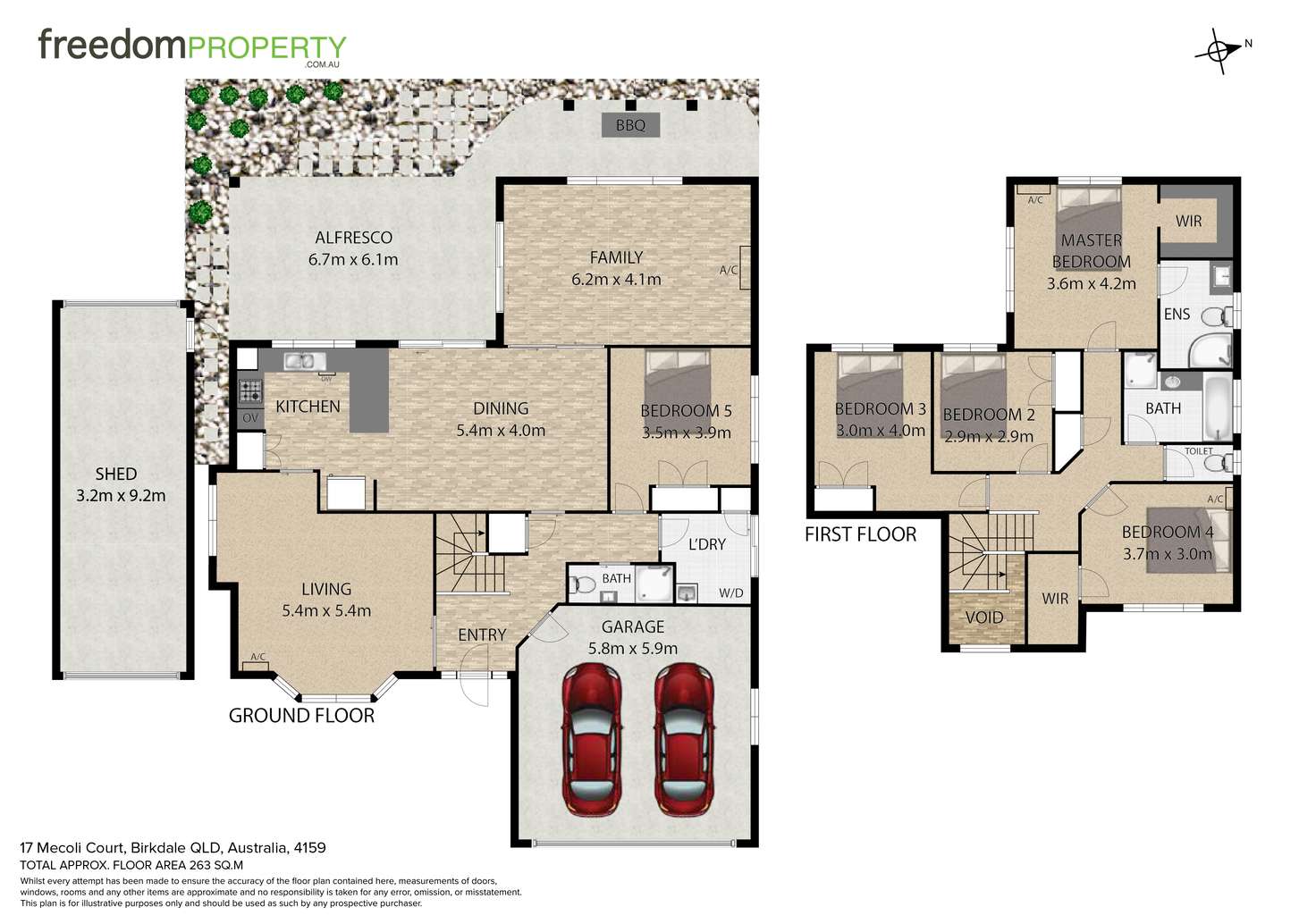 Floorplan of Homely house listing, 17 Mecoli Court, Birkdale QLD 4159