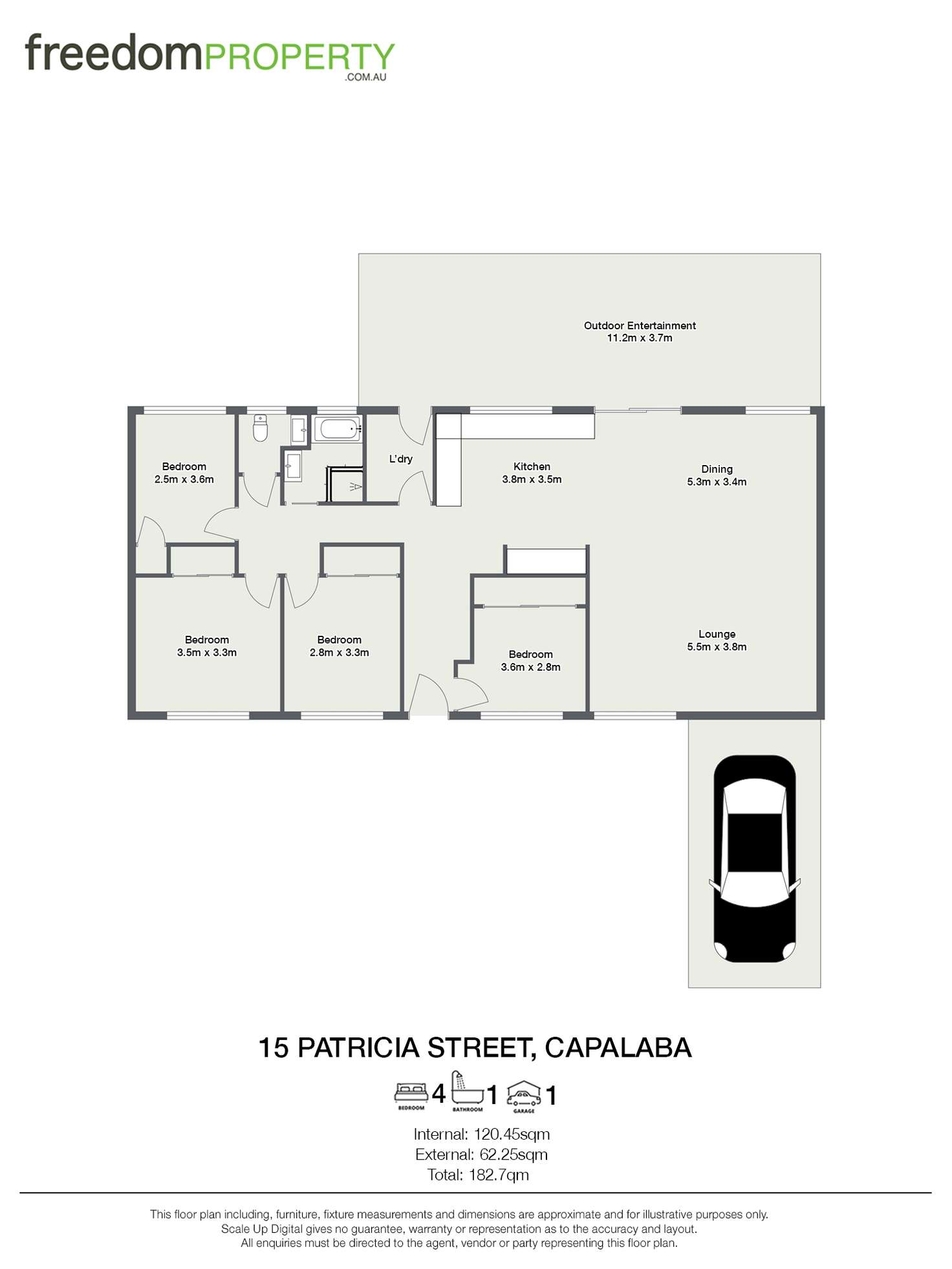 Floorplan of Homely house listing, 15 Patricia Street, Capalaba QLD 4157