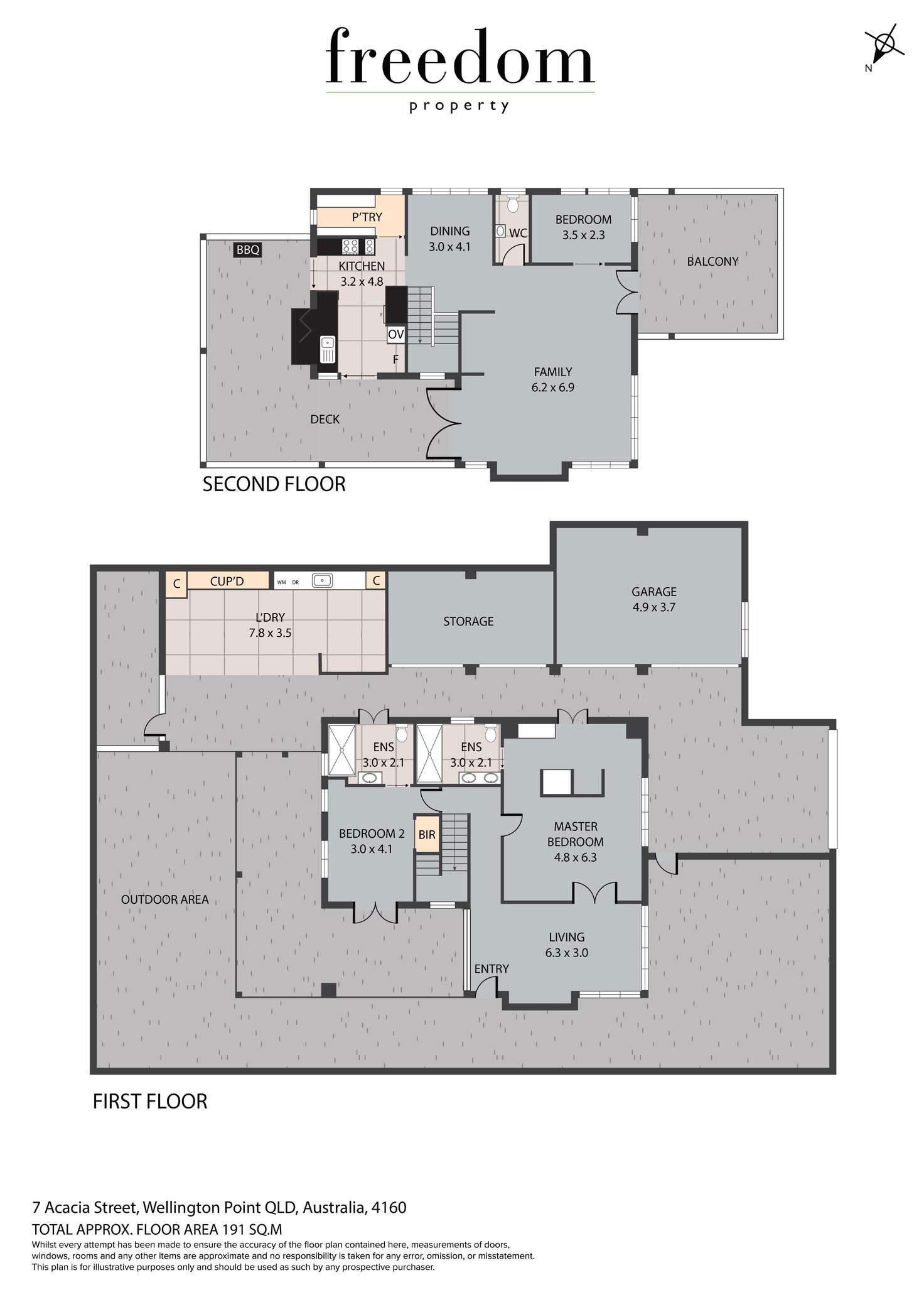 Floorplan of Homely house listing, 7 Acacia Street, Wellington Point QLD 4160
