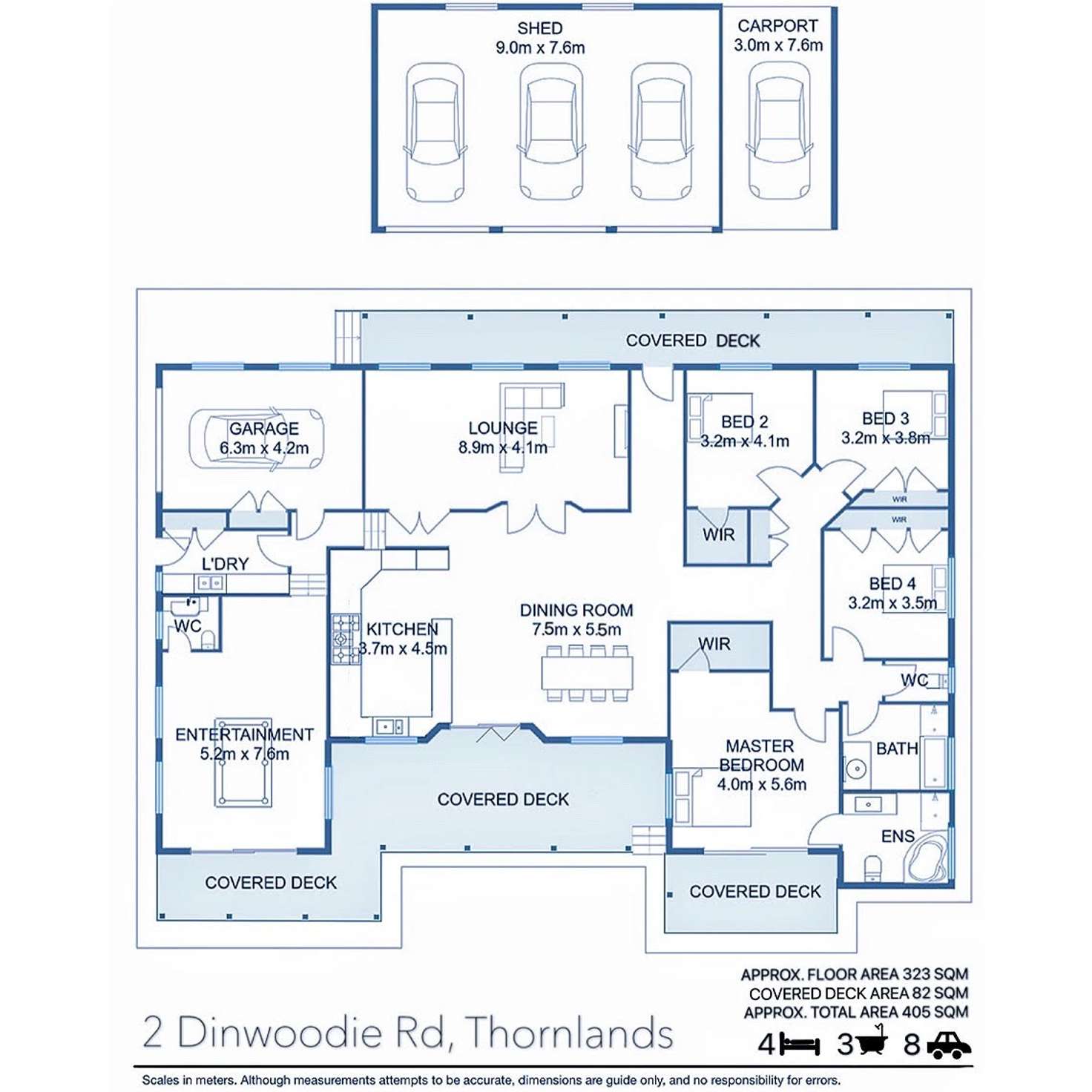Floorplan of Homely house listing, 2 Dinwoodie Road, Thornlands QLD 4164