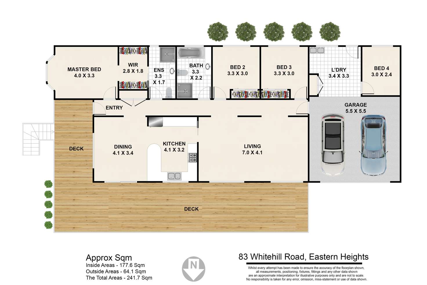 Floorplan of Homely house listing, 83 Whitehill Road, Eastern Heights QLD 4305