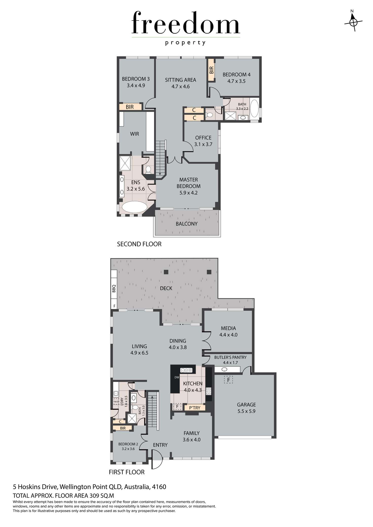 Floorplan of Homely house listing, 5 Hoskins Drive, Wellington Point QLD 4160