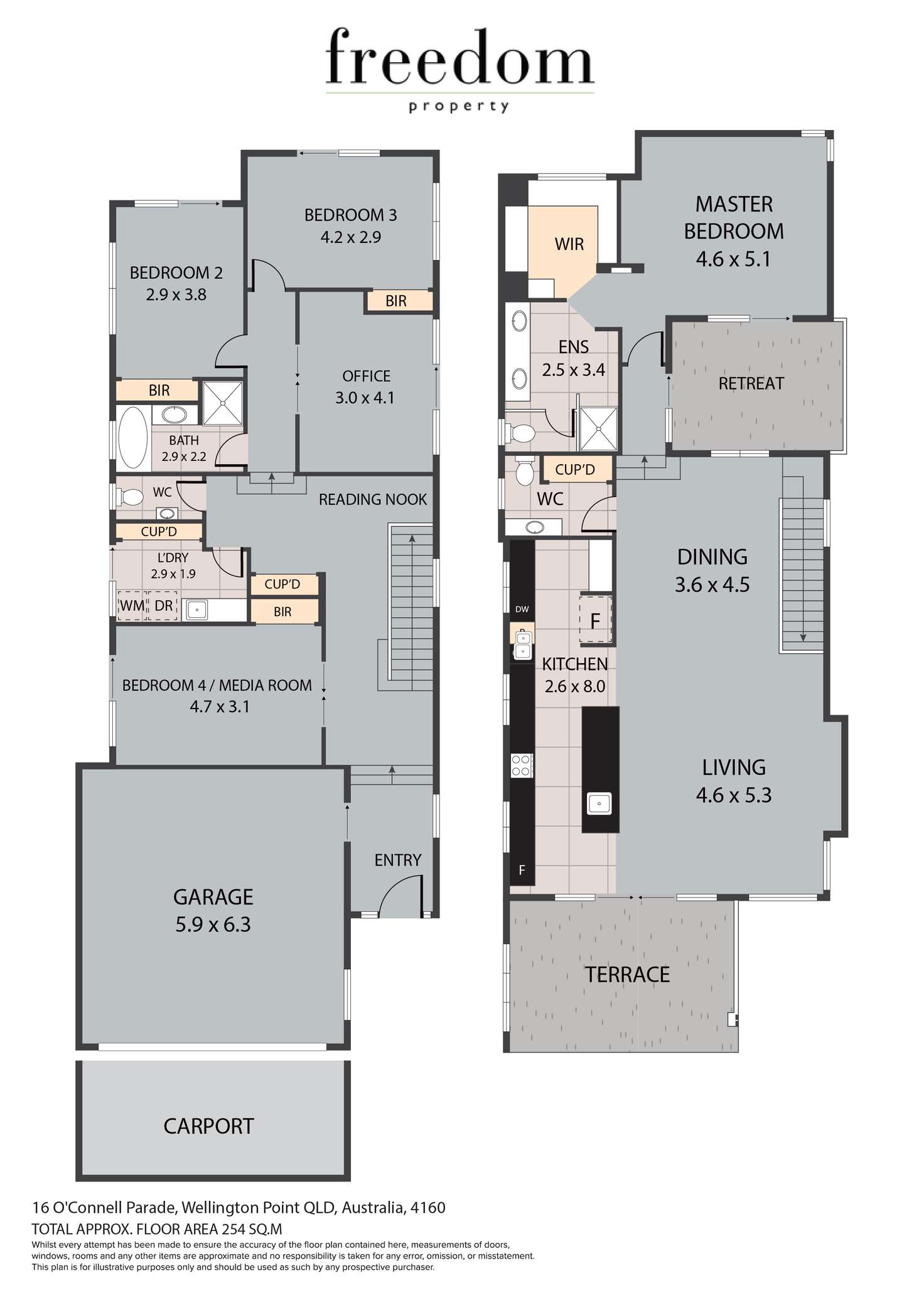 Floorplan of Homely house listing, 16 O'Connell Parade, Wellington Point QLD 4160