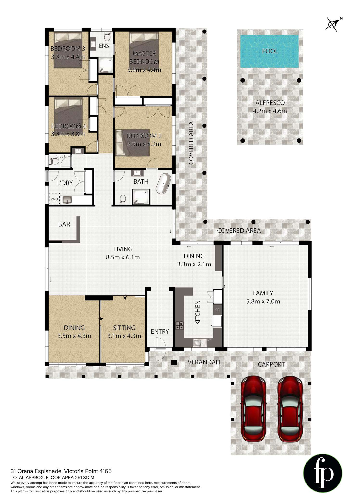 Floorplan of Homely house listing, 31 Orana Esplanade, Victoria Point QLD 4165