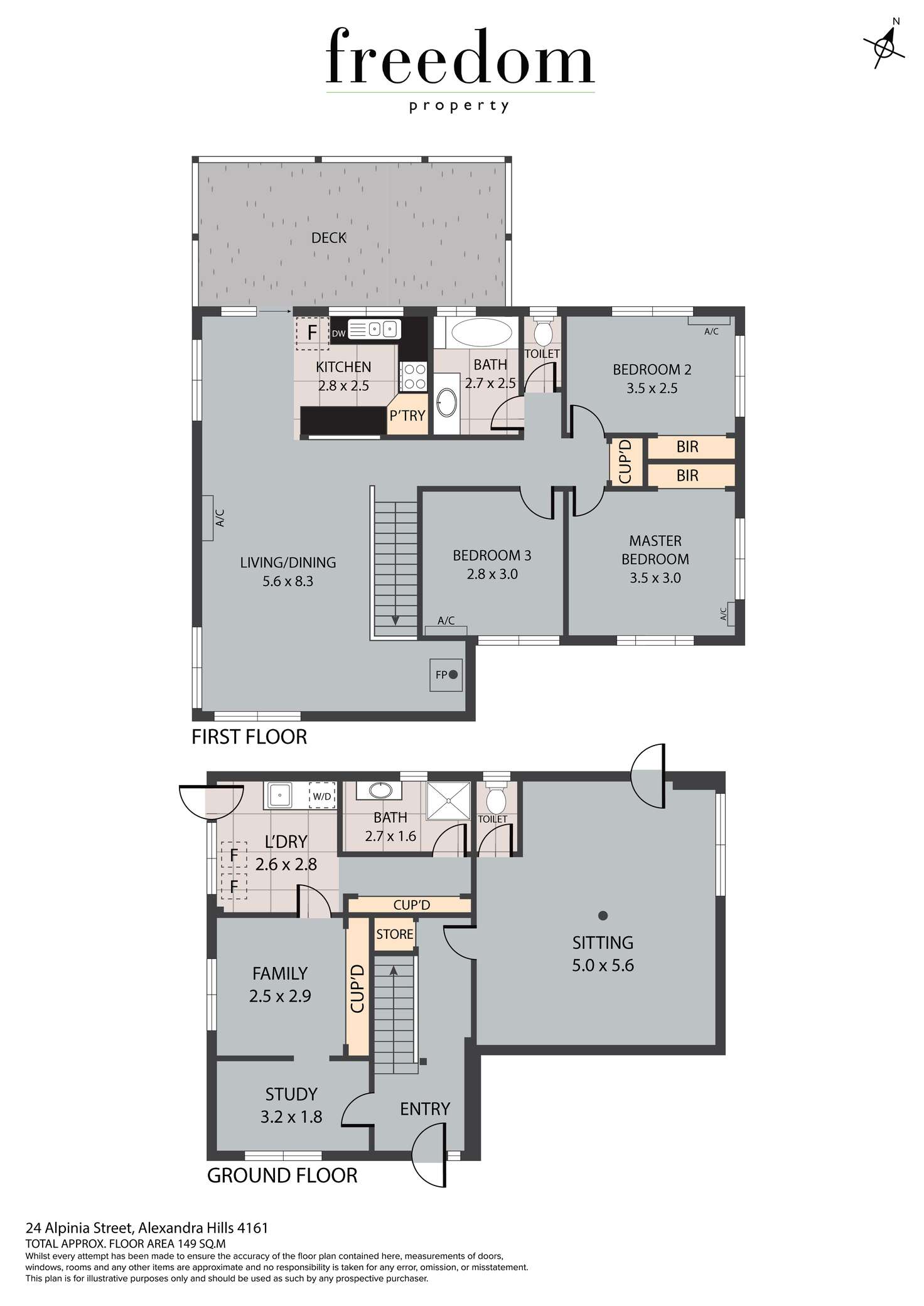 Floorplan of Homely house listing, 24 Alpinia Street, Alexandra Hills QLD 4161