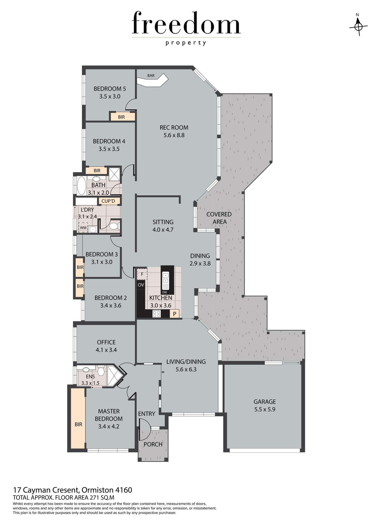 Floorplan of Homely house listing, 17 Cayman Crescent, Ormiston QLD 4160