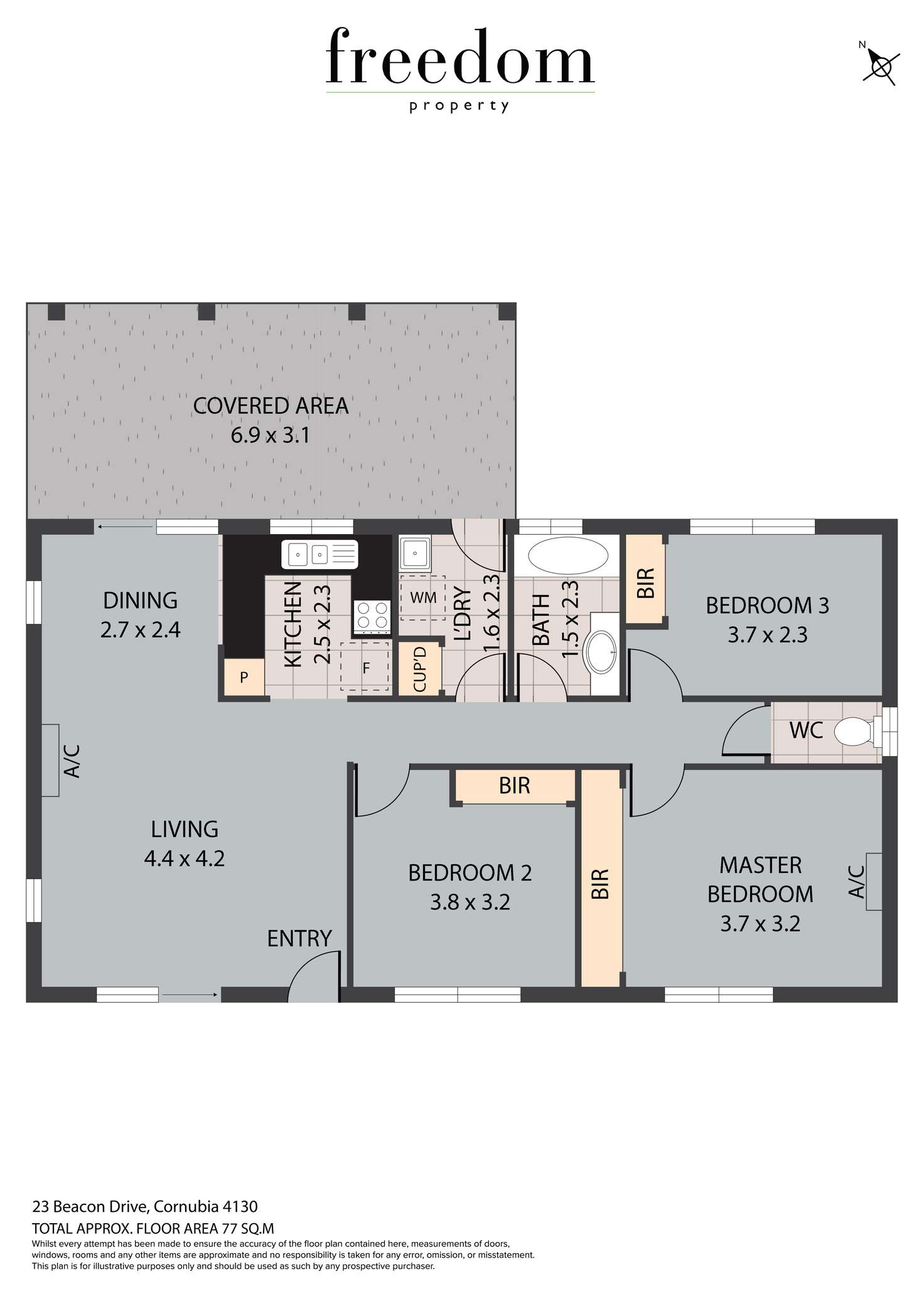 Floorplan of Homely house listing, 23 Beacon Drive, Cornubia QLD 4130