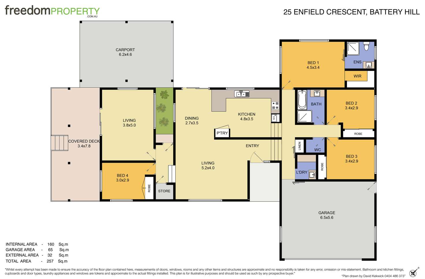 Floorplan of Homely house listing, 25 Enfield Crescent, Battery Hill QLD 4551