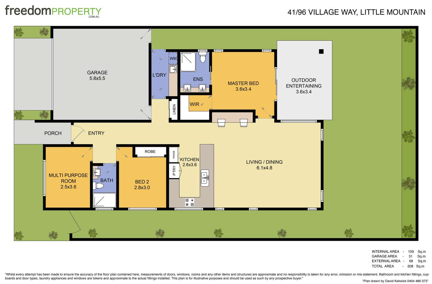 Floorplan of Homely house listing, 41/96 Village Way, Little Mountain QLD 4551