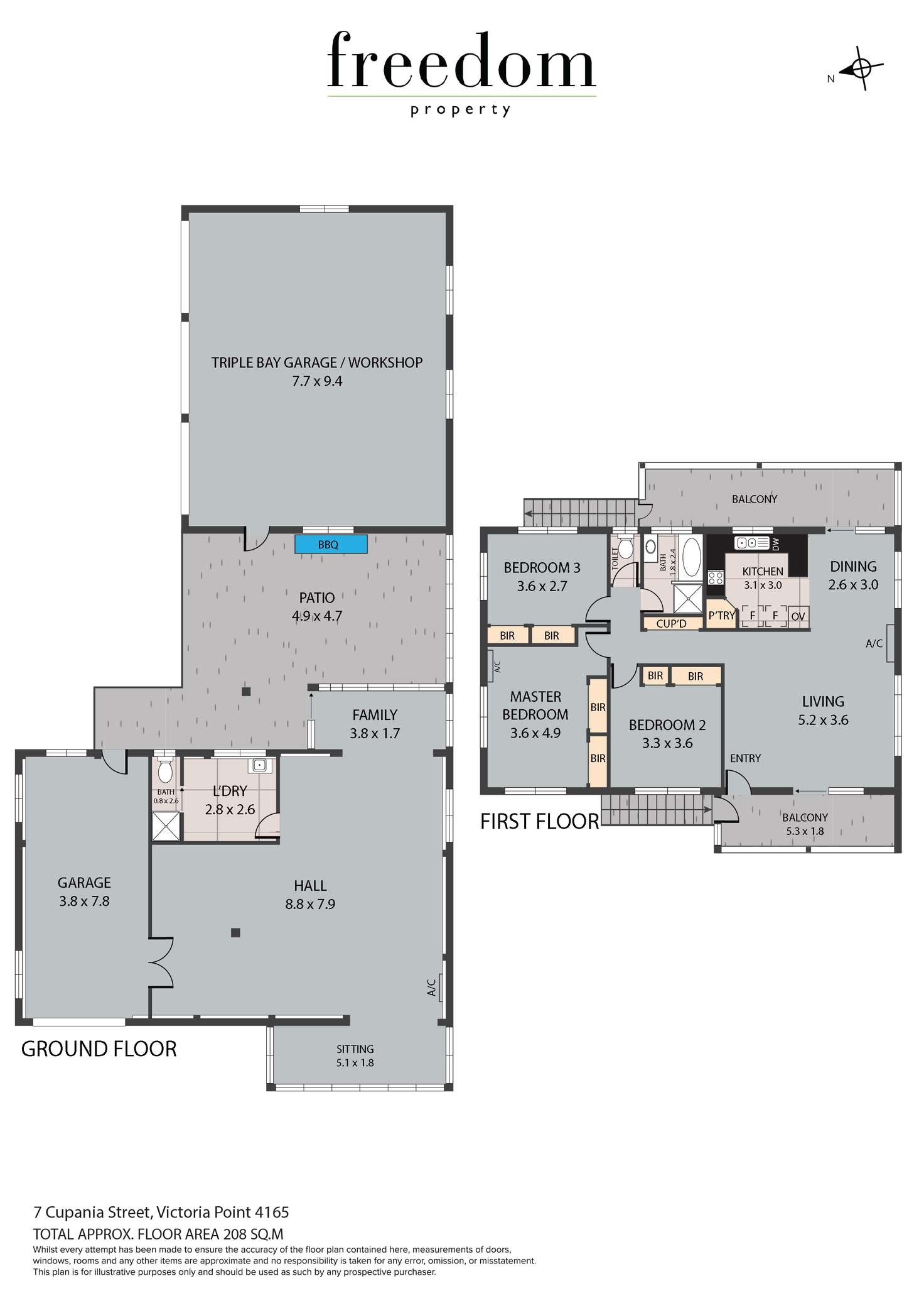 Floorplan of Homely house listing, 7 Cupania Street, Victoria Point QLD 4165