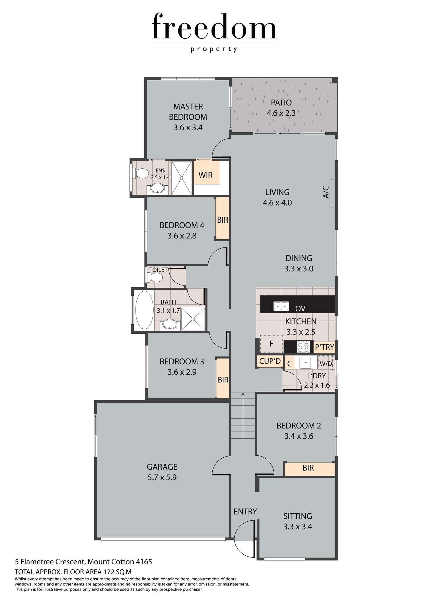 Floorplan of Homely house listing, 5 Flametree Crescent, Mount Cotton QLD 4165