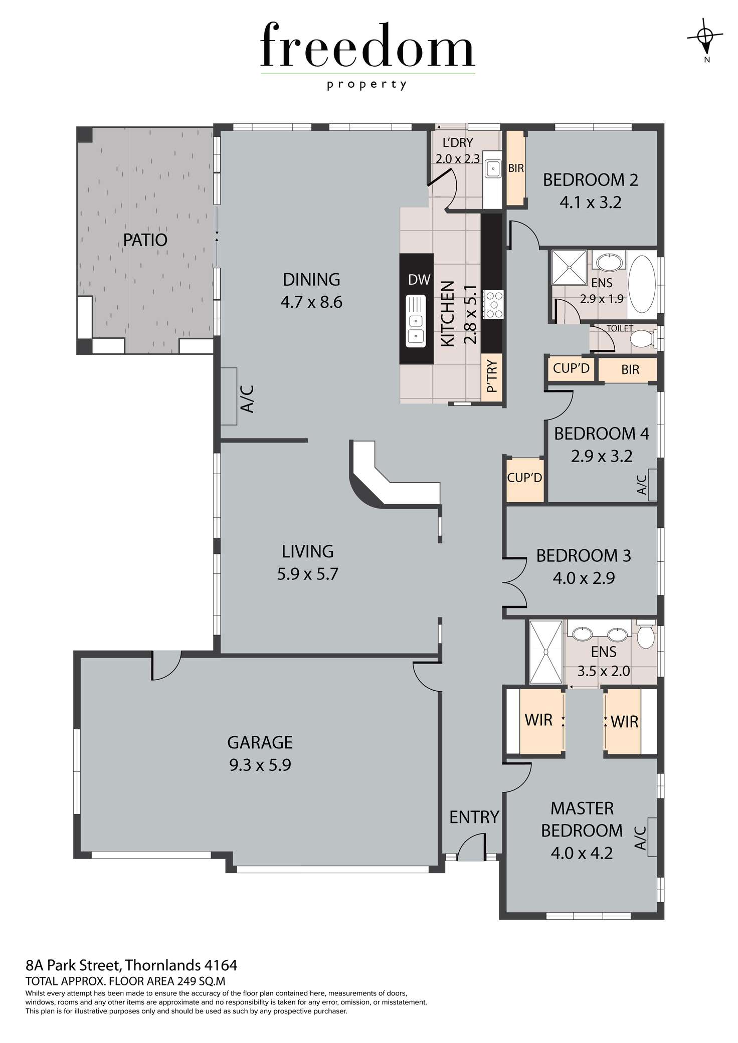 Floorplan of Homely house listing, 8A Park Street, Thornlands QLD 4164