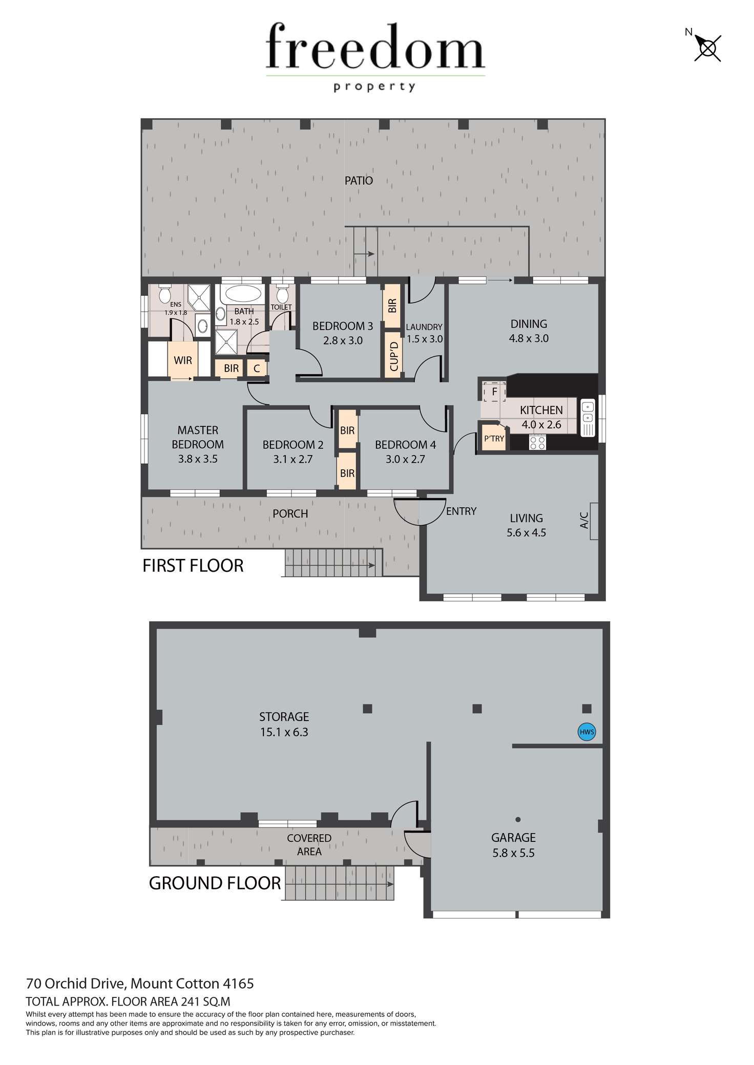 Floorplan of Homely house listing, 70 Orchid Drive, Mount Cotton QLD 4165