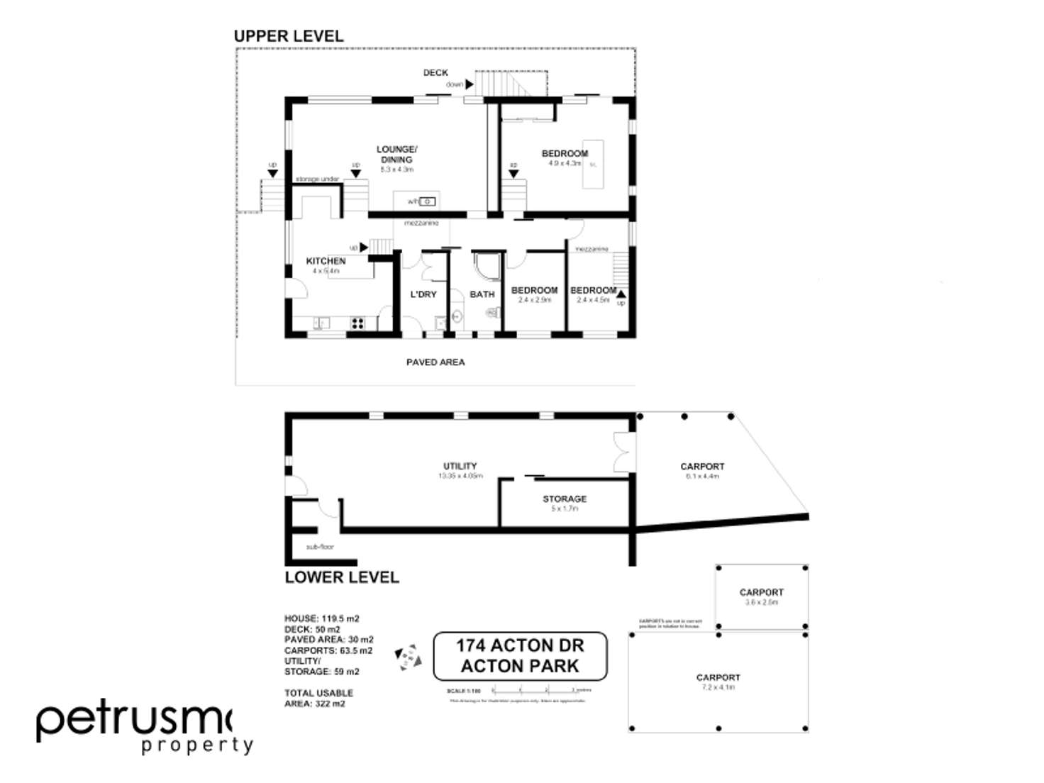Floorplan of Homely house listing, 174 Acton Drive, Acton Park TAS 7170