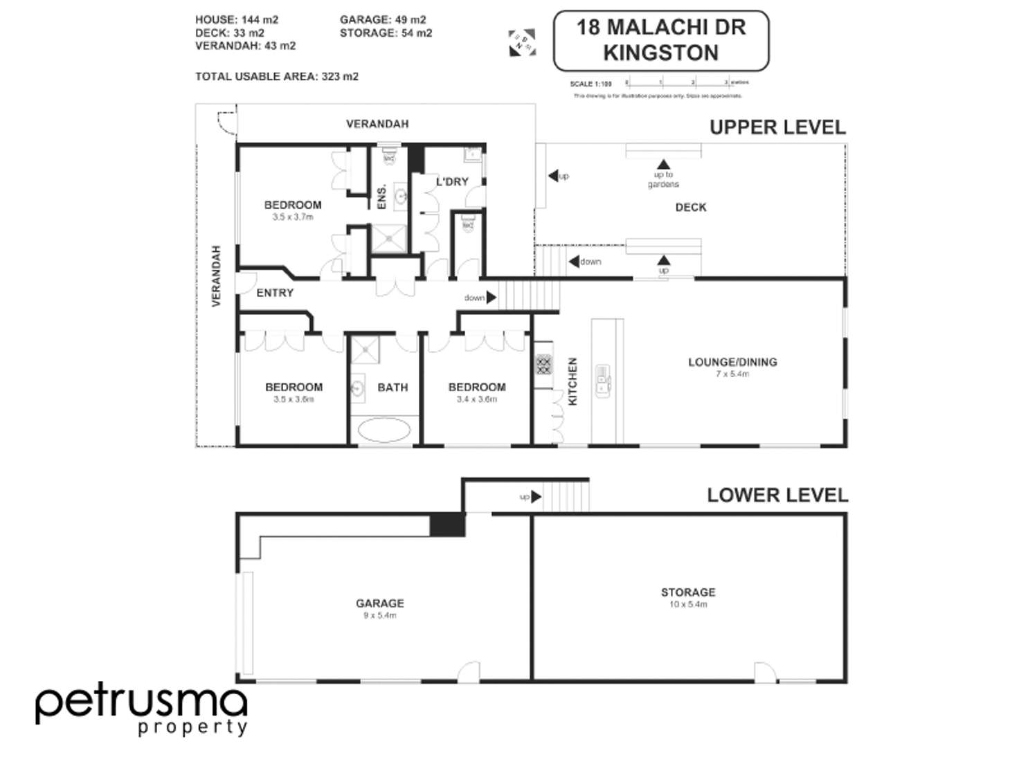 Floorplan of Homely house listing, 18 Malachi Drive, Kingston TAS 7050