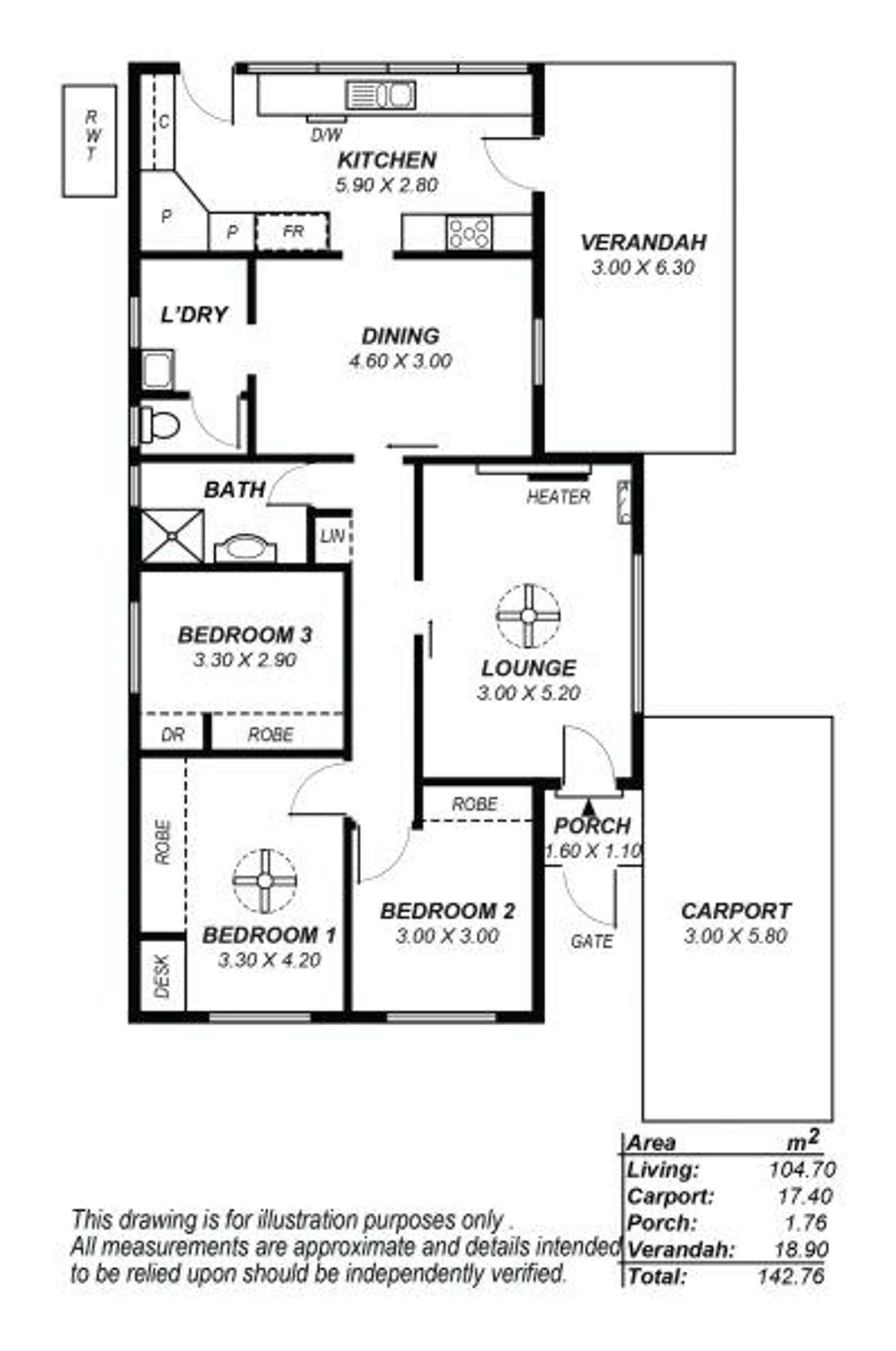 Floorplan of Homely house listing, 759 Torrens Road, Alberton SA 5014