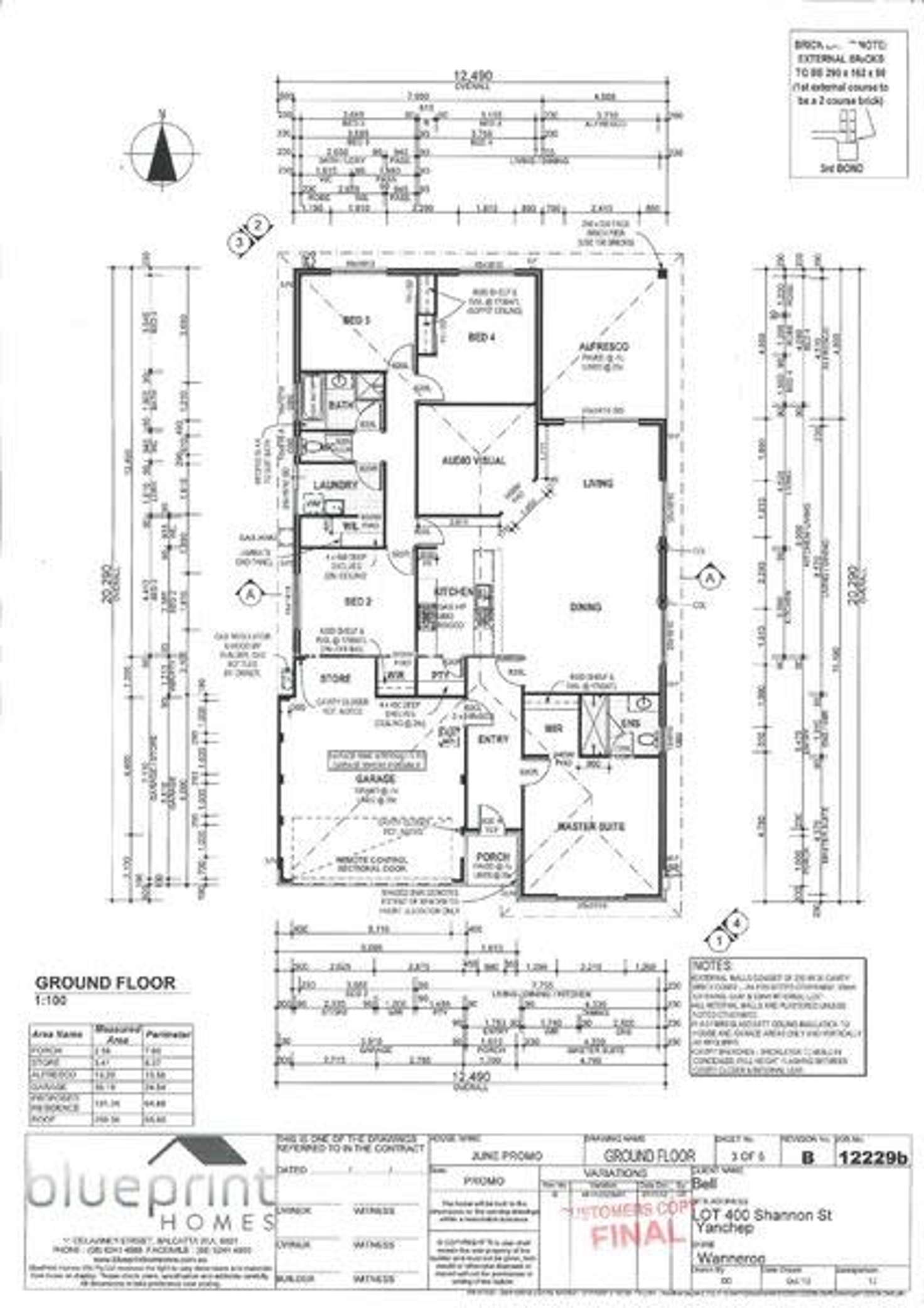 Floorplan of Homely house listing, 15 Shannon Street, Yanchep WA 6035