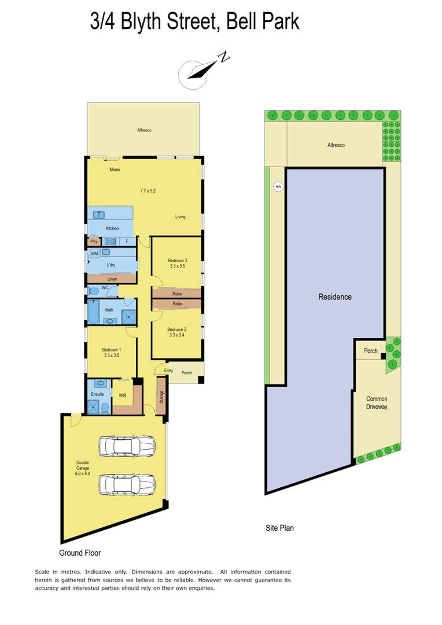 Floorplan of Homely unit listing, 3/4 Blyth Street, Bell Park VIC 3215