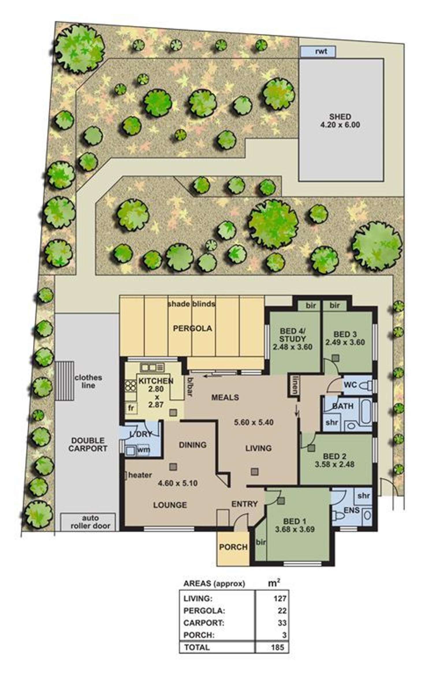 Floorplan of Homely house listing, 27 Panorama Drive, Aberfoyle Park SA 5159
