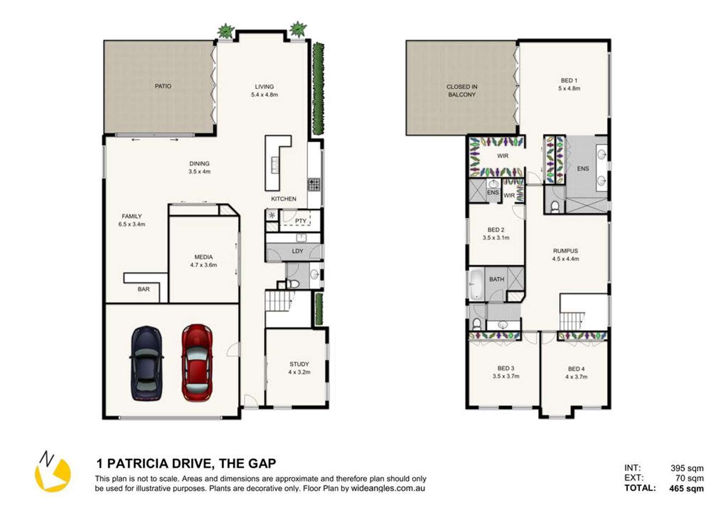 Floorplan of Homely house listing, 1 Patricia Drive, The Gap QLD 4061