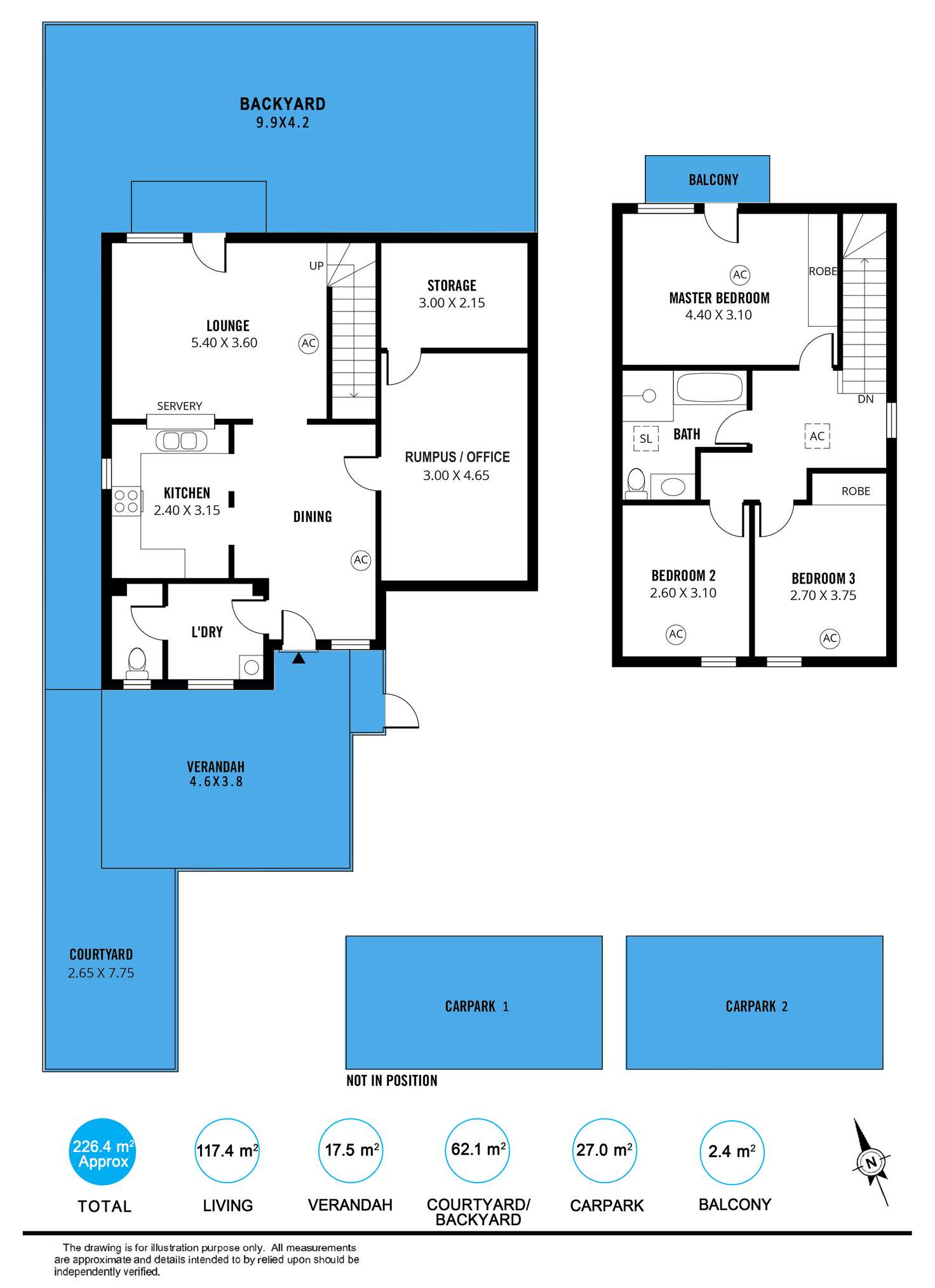 Floorplan of Homely townhouse listing, 14/2 Brookside Road, Darlington SA 5047