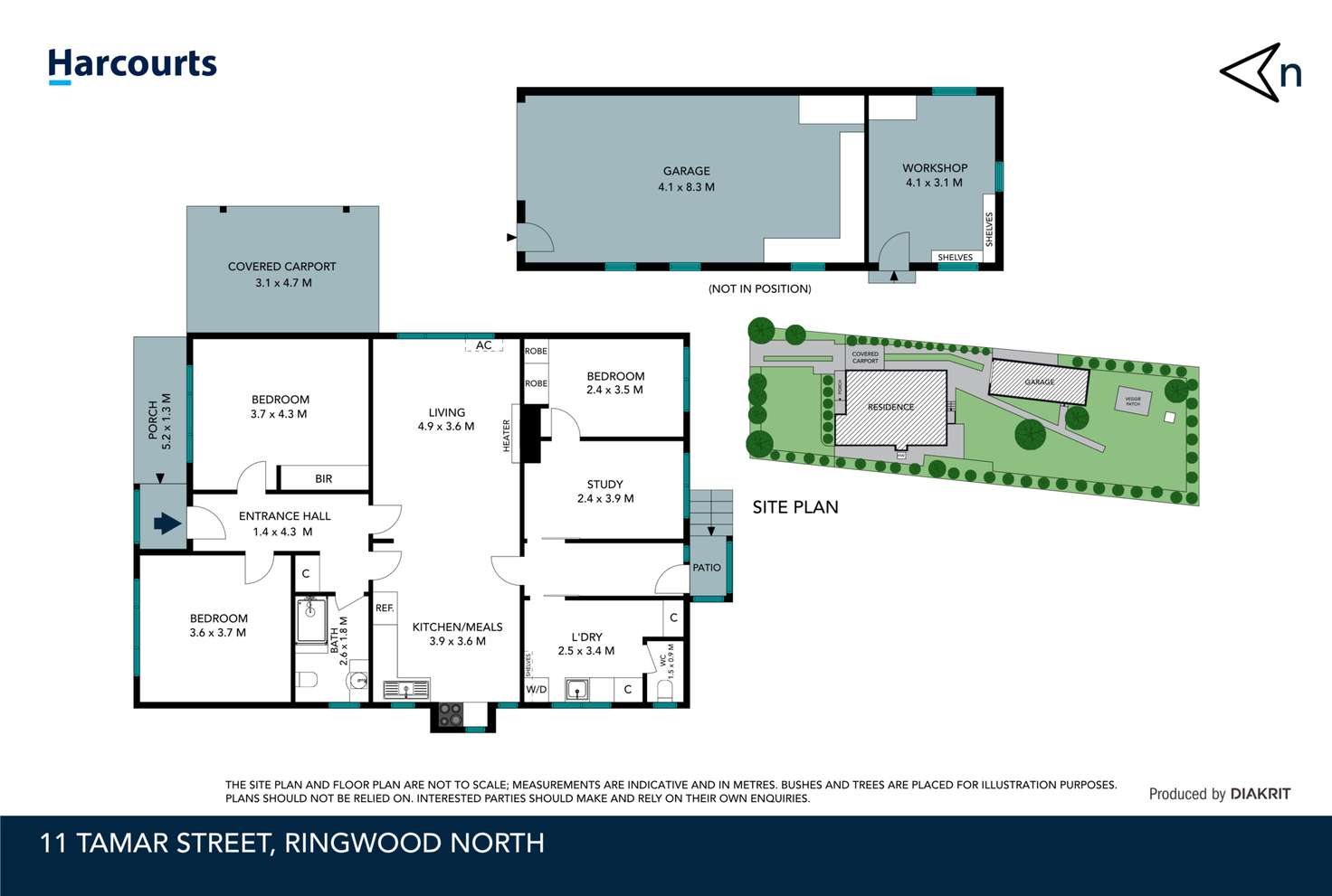 Floorplan of Homely house listing, 11 Tamar Street, Ringwood North VIC 3134