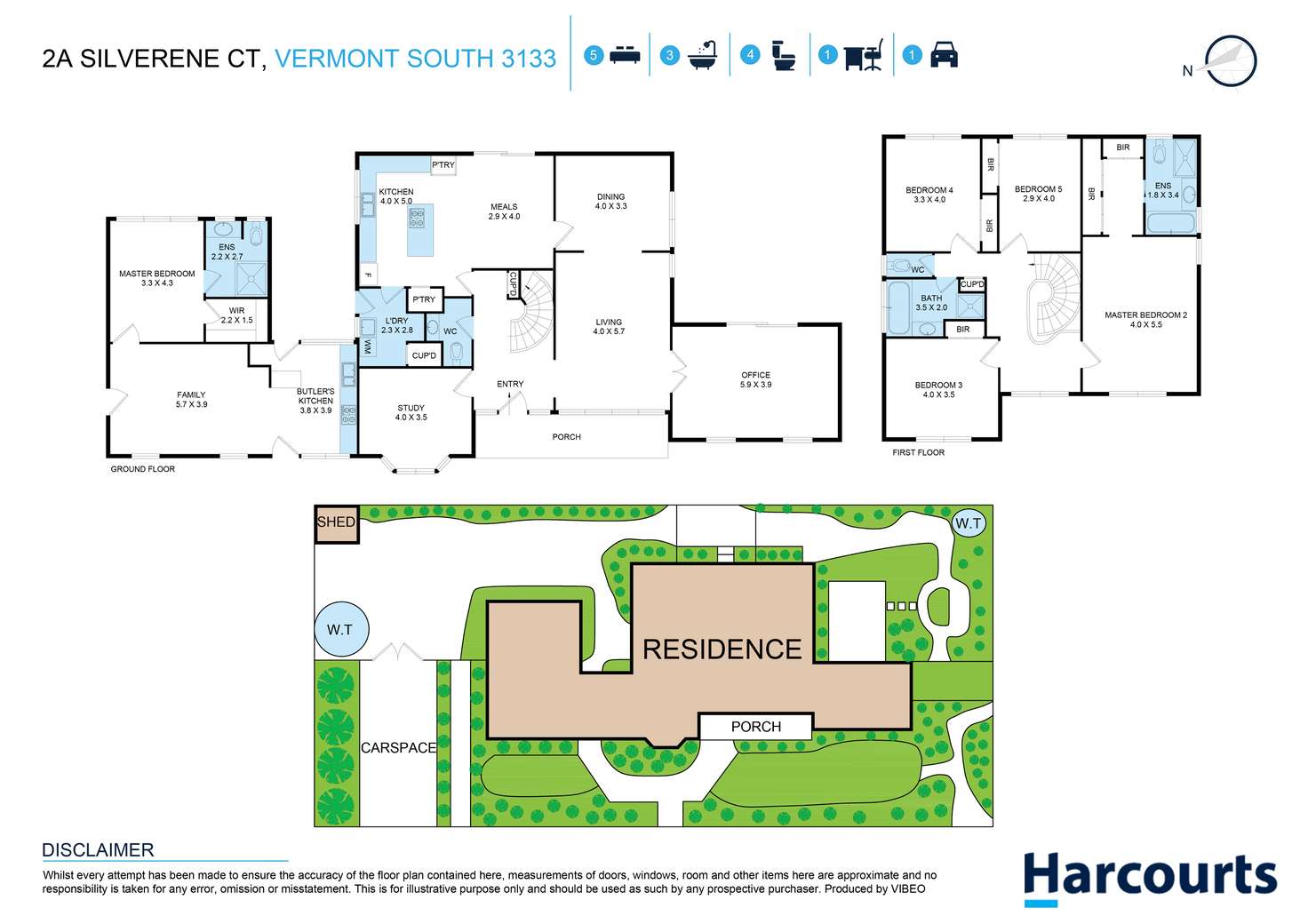 Floorplan of Homely house listing, 2A Silverene Court, Vermont South VIC 3133