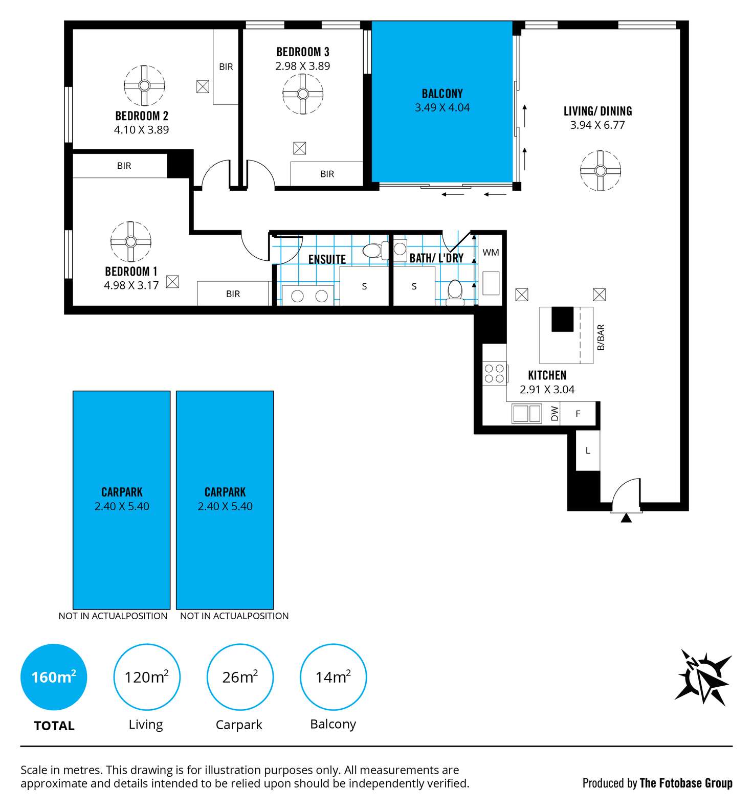 Floorplan of Homely apartment listing, 403/3 Fifth Street, Bowden SA 5007