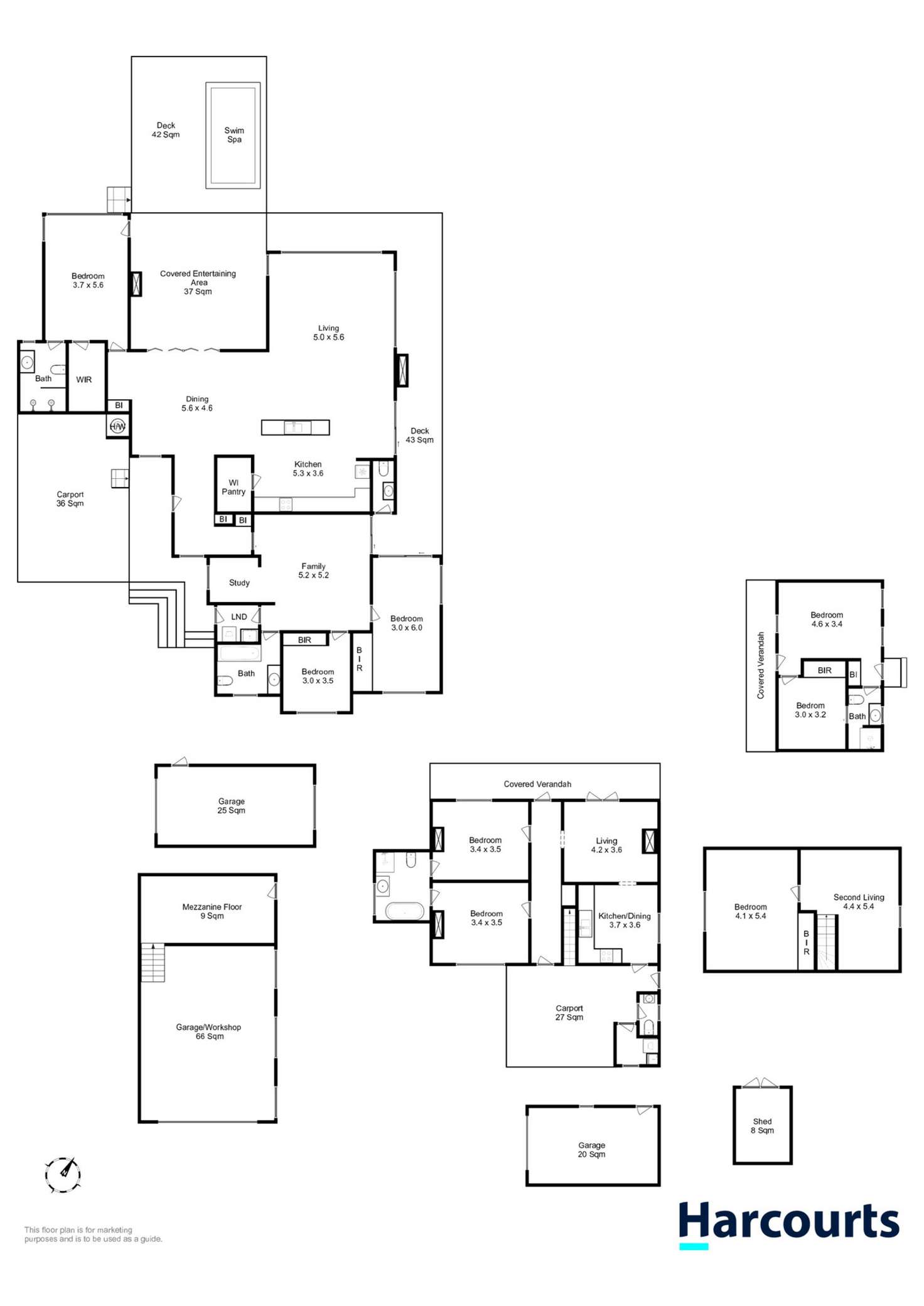 Floorplan of Homely house listing, 27 & 29 Fourth Avenue, Dodges Ferry TAS 7173