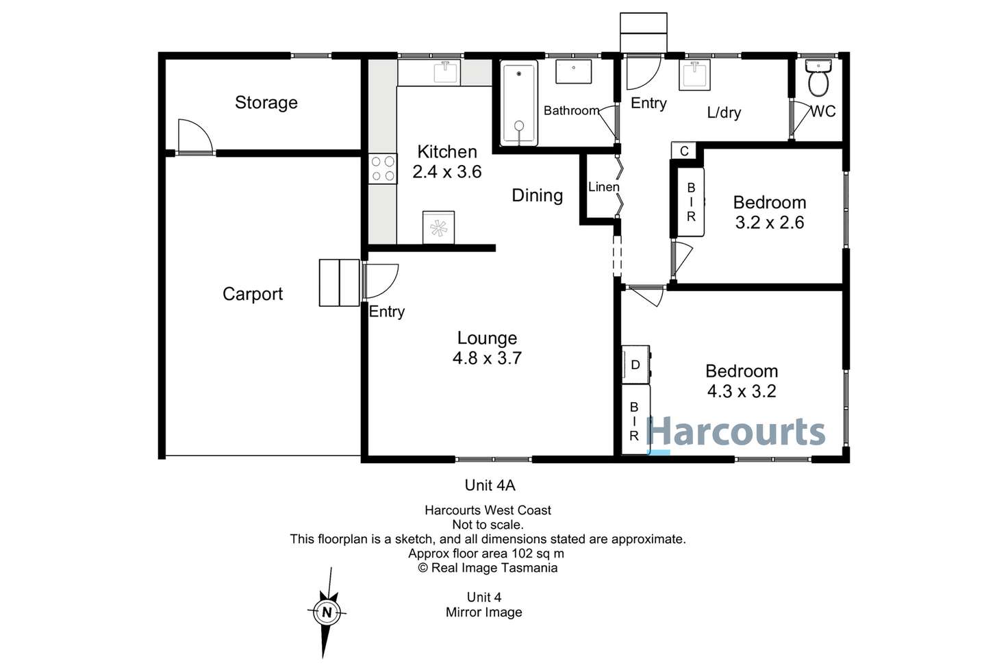 Floorplan of Homely house listing, 4-4A Austral Street, Zeehan TAS 7469