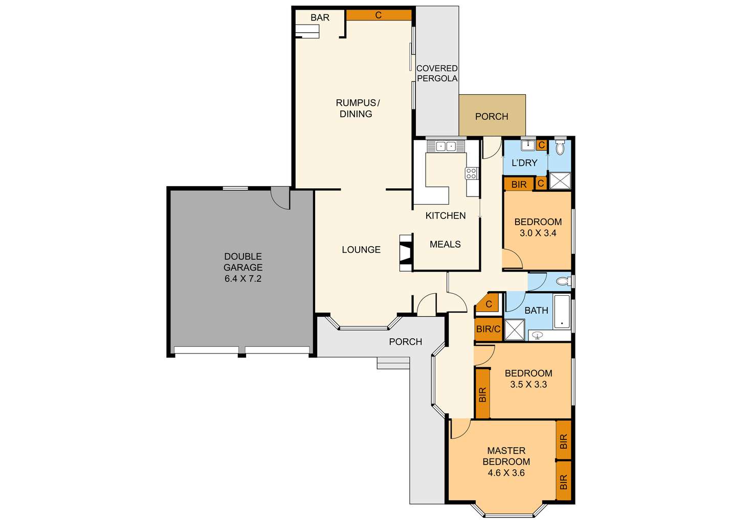 Floorplan of Homely house listing, 49 Rowson Street, Boronia VIC 3155
